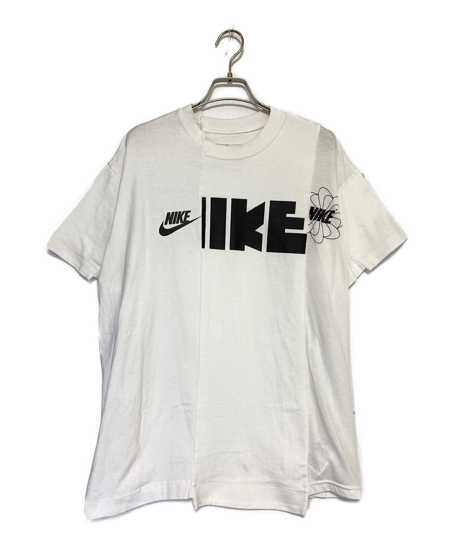 中古・古着通販】sacai (サカイ) ハイブリッド再構築Tシャツ ホワイト 
