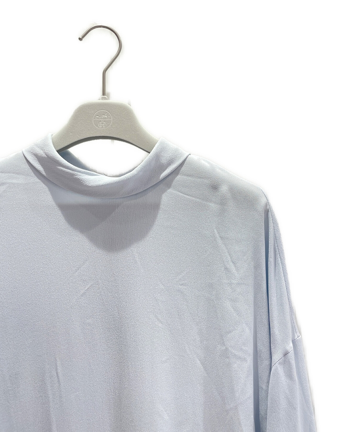 中古・古着通販】HERMES (エルメス) シルクボウタイワンピース ライト