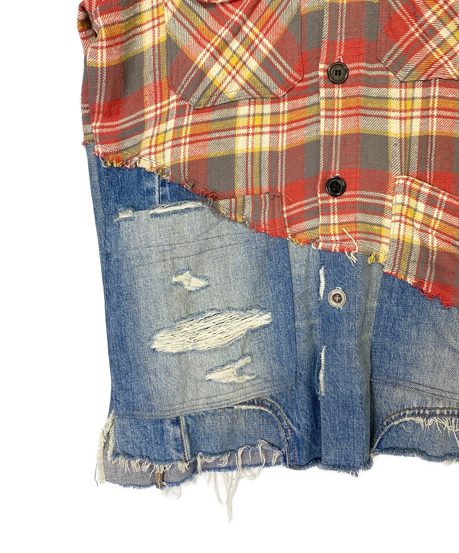 Greg Lauren グレッグローレン 50/50 LONG SLIM PANT Levi\'s リーバイス 再構築 READYMADE SAINT MICHAEL セントマイケル Chrome Hearts