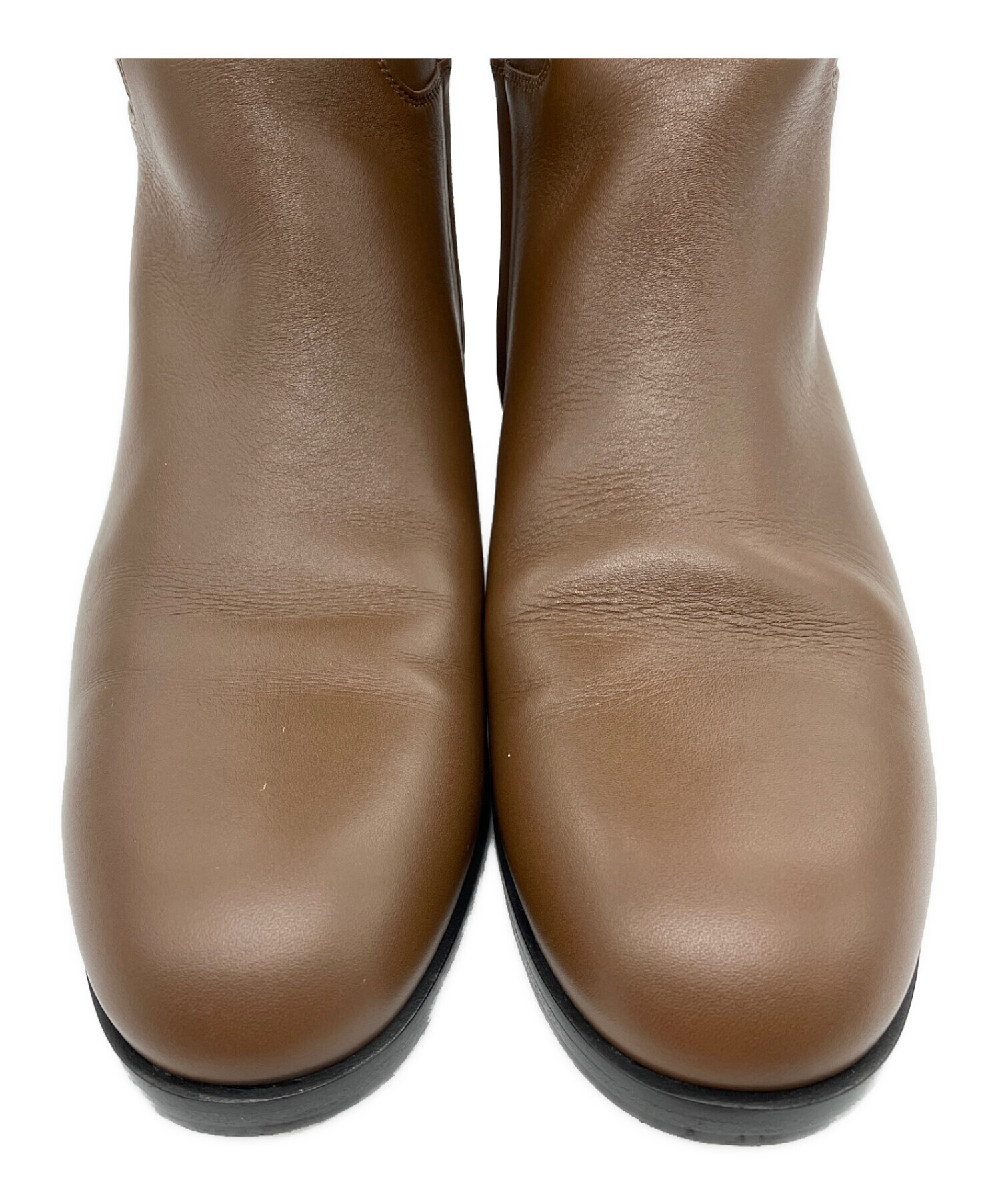 中古・古着通販】GUCCI (グッチ) サイドジップロゴ装飾ロングブーツ