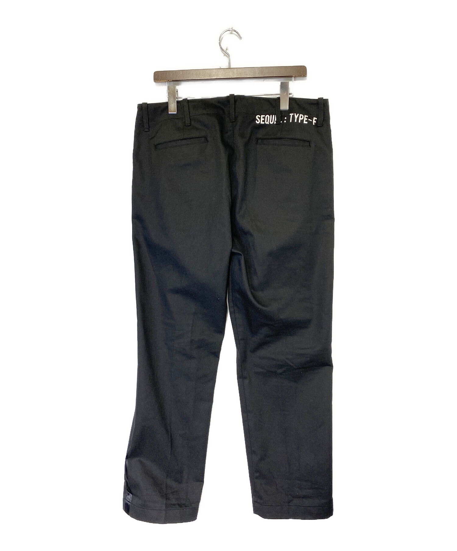中古・古着通販】SEQUEL (シークエル) CHINO PANTS (TYPE-F) ブラック
