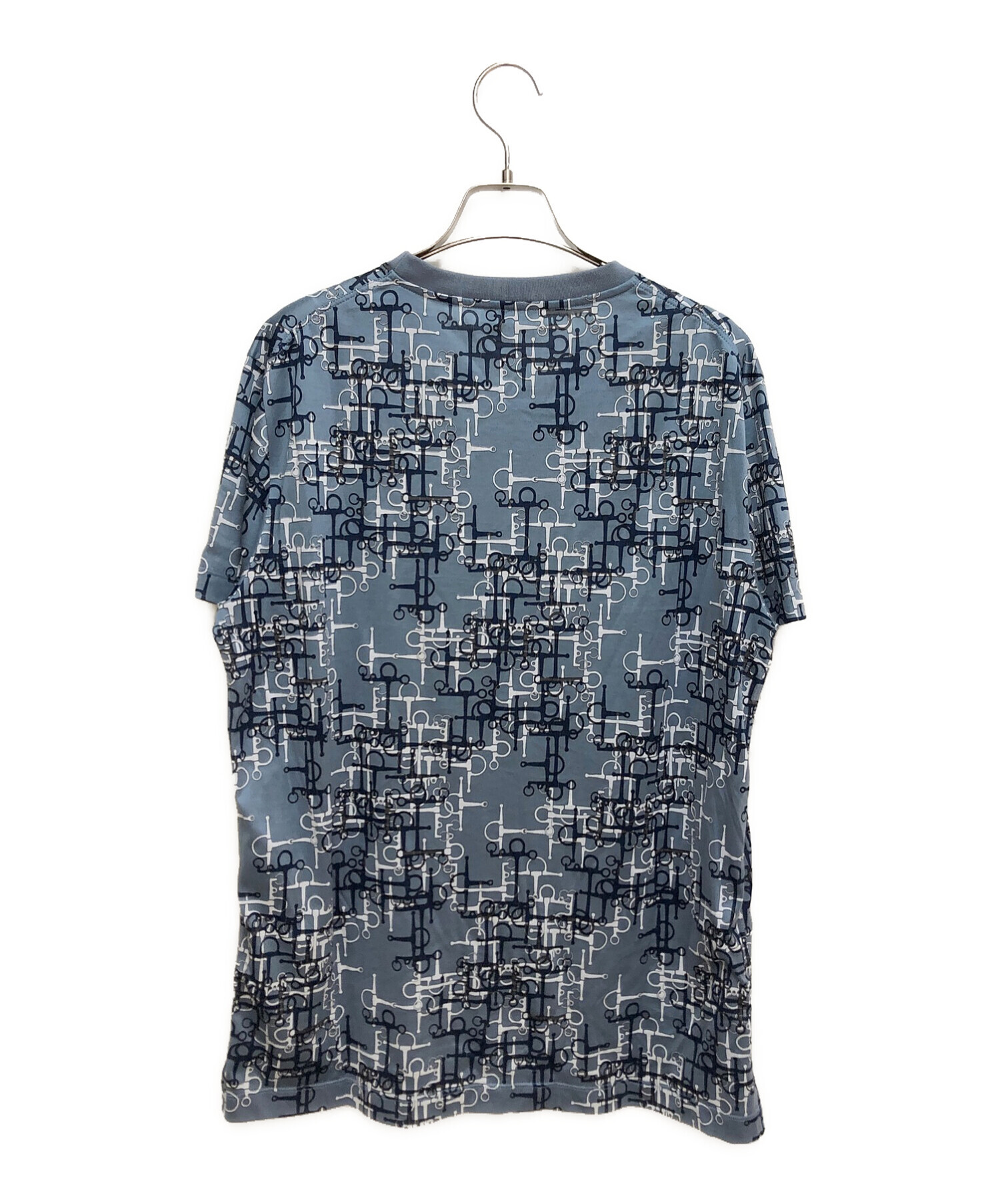 中古・古着通販】HERMES (エルメス) ホースビットTシャツ ブルー 