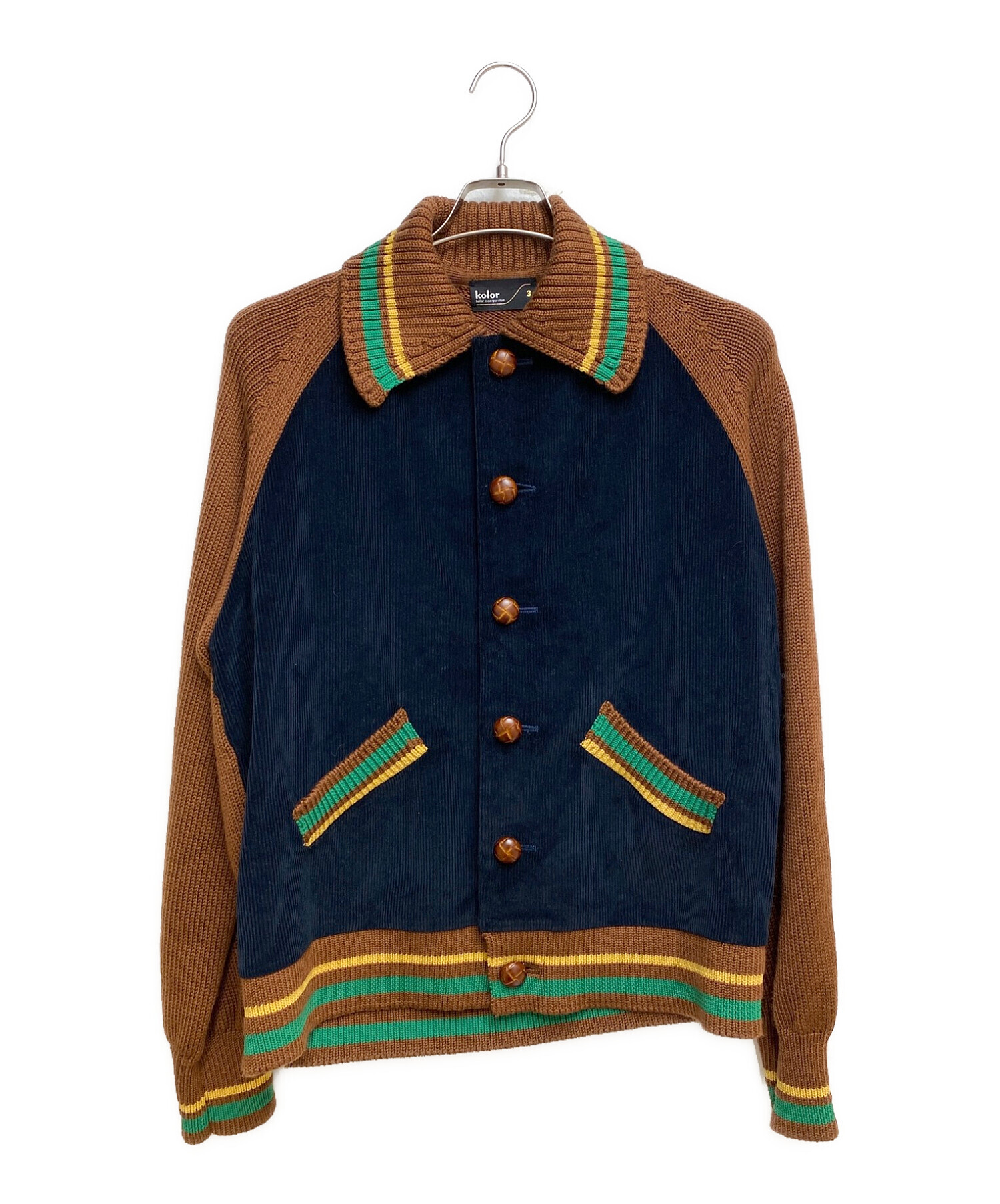 kolor kolor カラー ニットジャケット カラー 18AW 18WCM-G14162S 