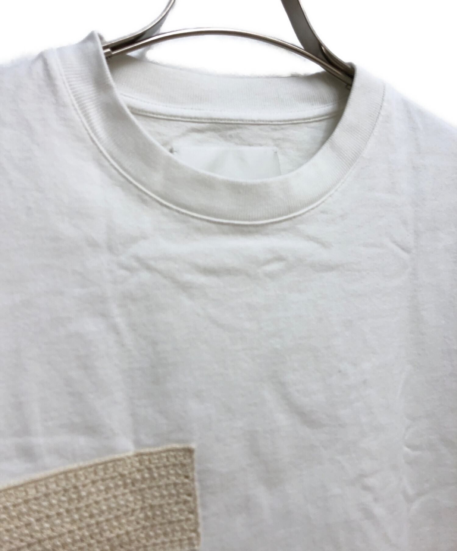 中古・古着通販】JIL SANDER (ジルサンダー) クロッシェパッチTシャツ 