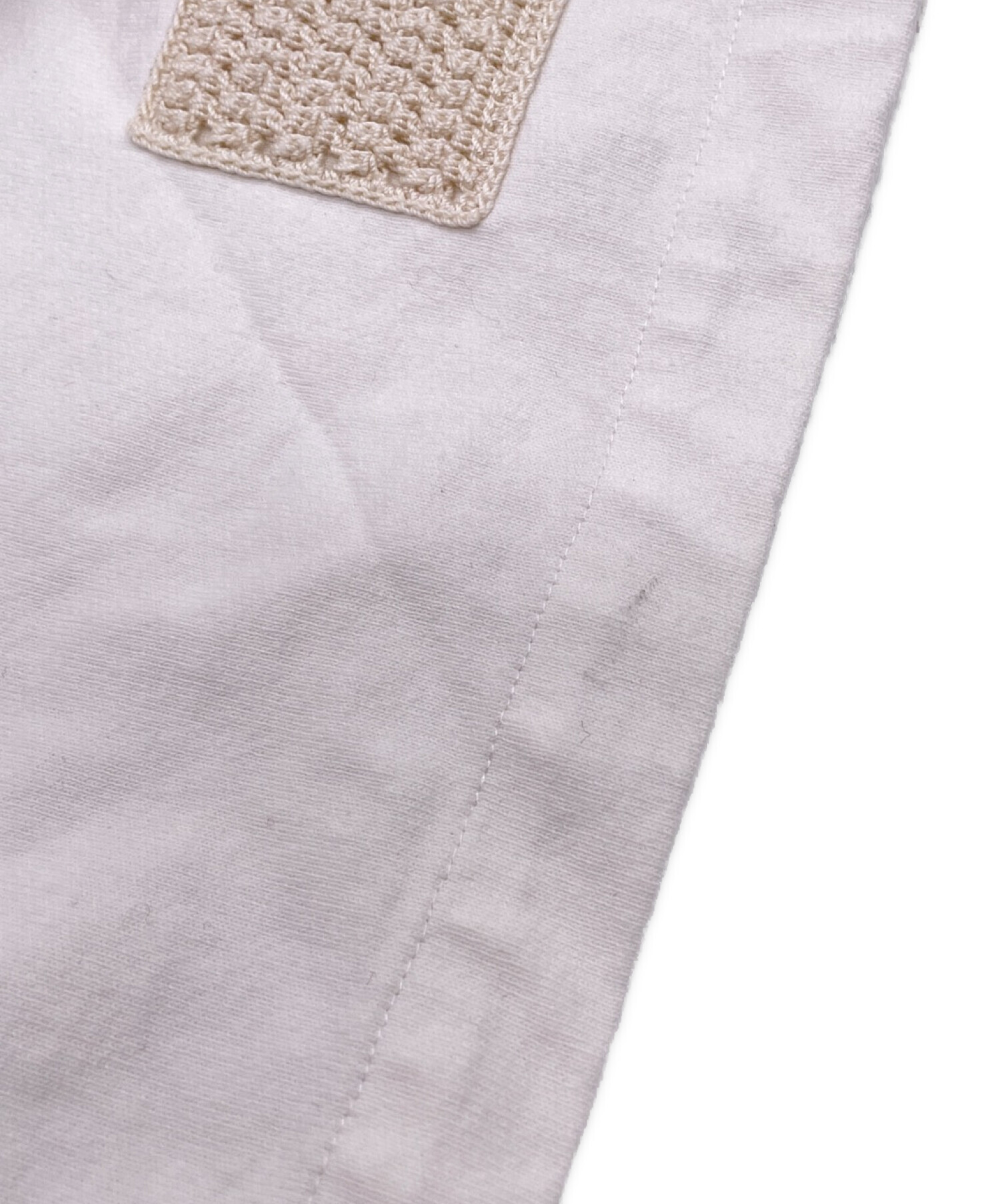中古・古着通販】JIL SANDER (ジルサンダー) クロッシェパッチTシャツ 