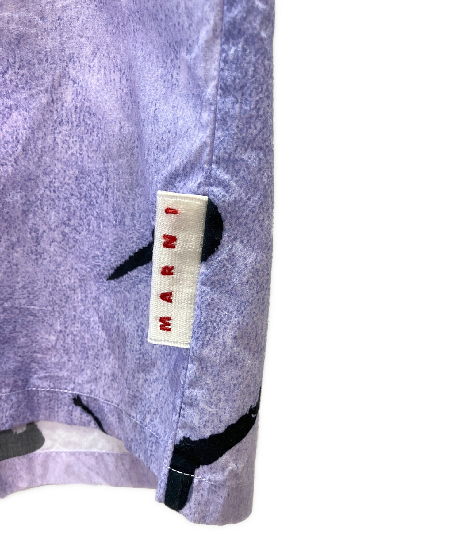 中古・古着通販】MARNI (マルニ) 開襟半袖シャツ パープル サイズ:48