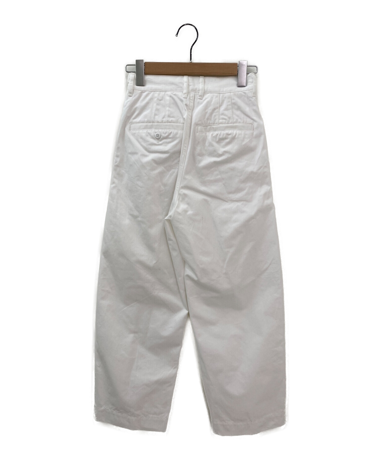 中古・古着通販】LOEFF (ロエフ) コットンツイル 2タックパンツ