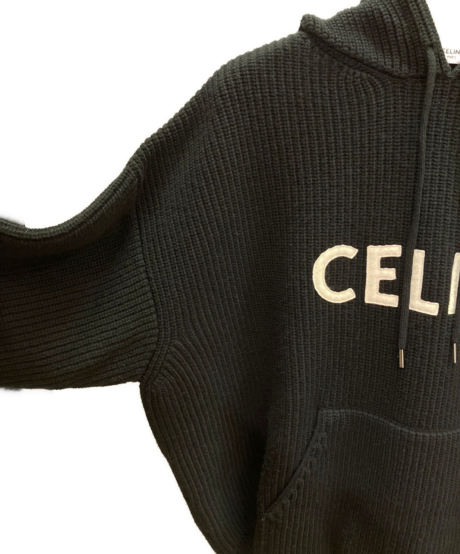 中古・古着通販】CELINE (セリーヌ) フード付きセーター / リブ編み