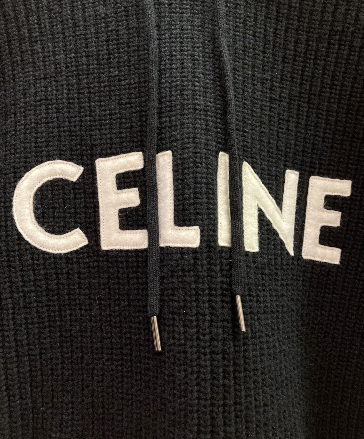 中古・古着通販】CELINE (セリーヌ) フード付きセーター / リブ編み