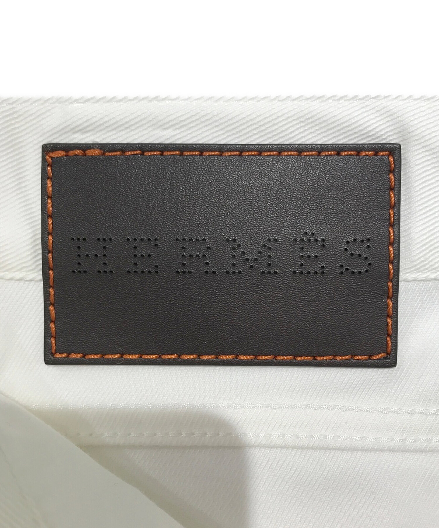 中古・古着通販】HERMES (エルメス) パンツ ホワイト サイズ:38 