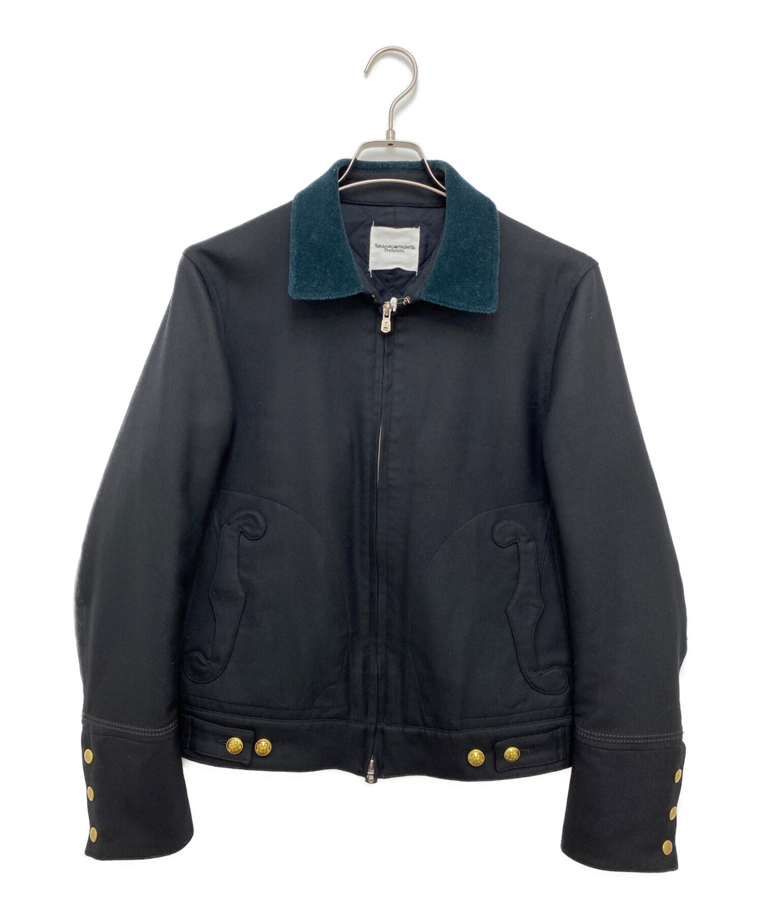 SHELLAC 00s 東京ブラックモード古着 メルトン ナポレオン ジャケット 中古・古着通販】TAKAHIROMIYASHITA TheSoloIst. (タカヒロミヤシタザ