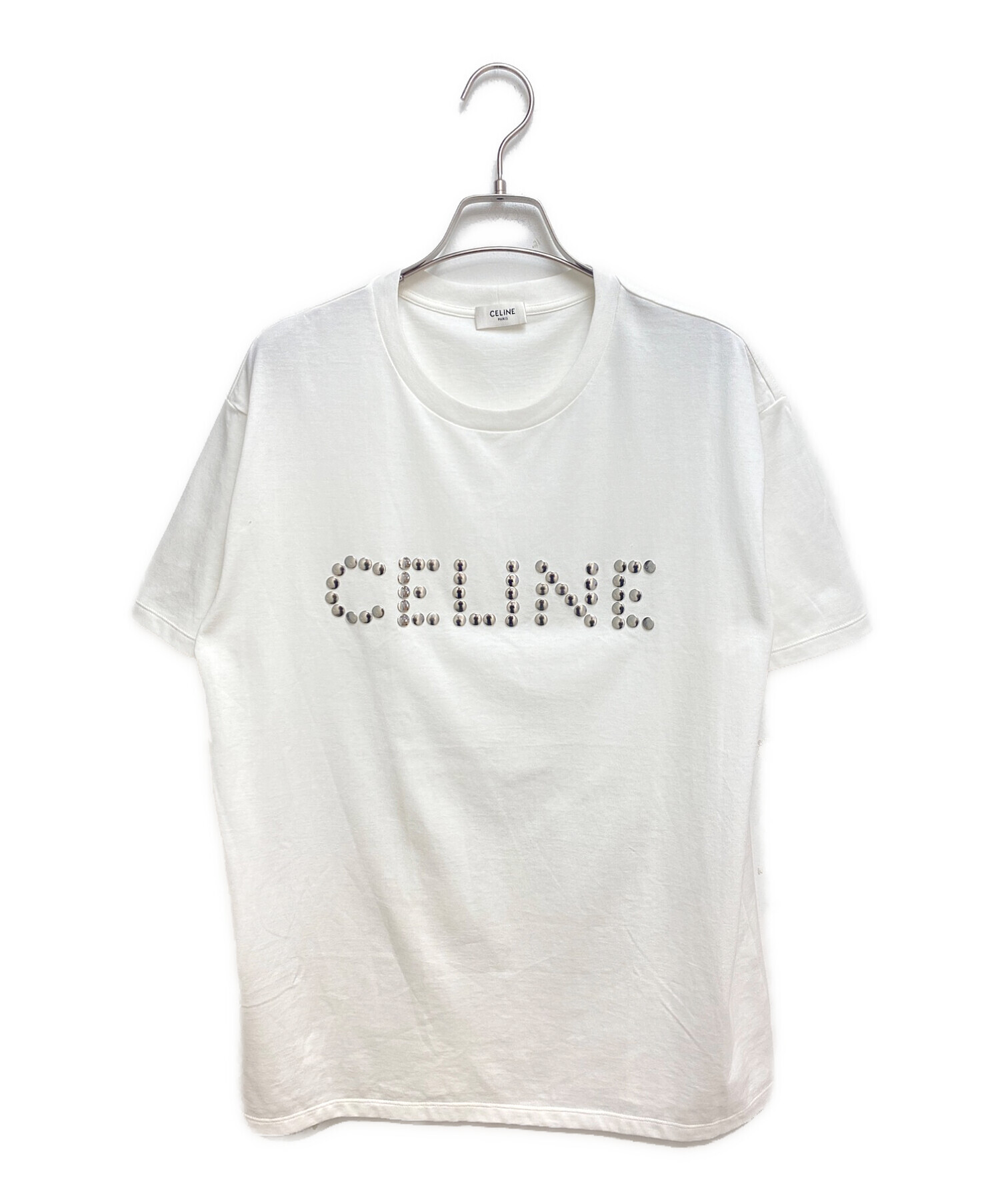 中古・古着通販】CELINE (セリーヌ) 22SS スタッズ付き CELINE ルーズT
