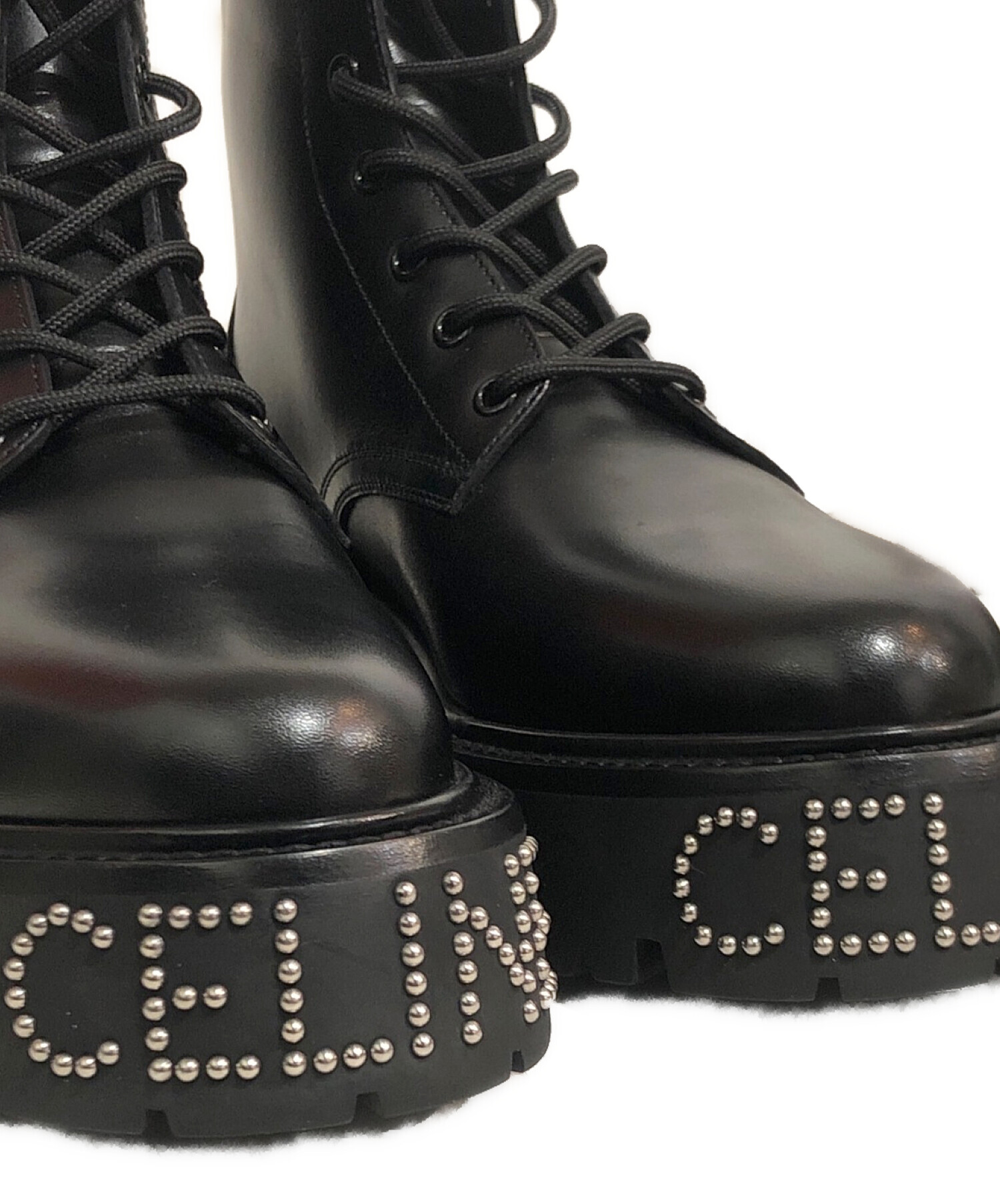 chicchi CELINE レースアップブーツ chicchi様専用 CELINE レースアップブーツ - メルカリ