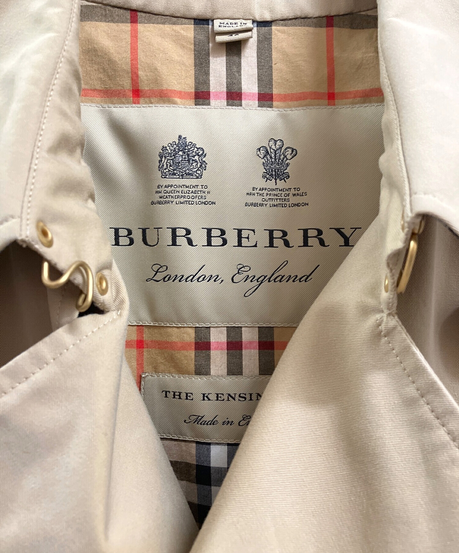 中古・古着通販】BURBERRY (バーバリー) THE KENSINGTON ベージュ 