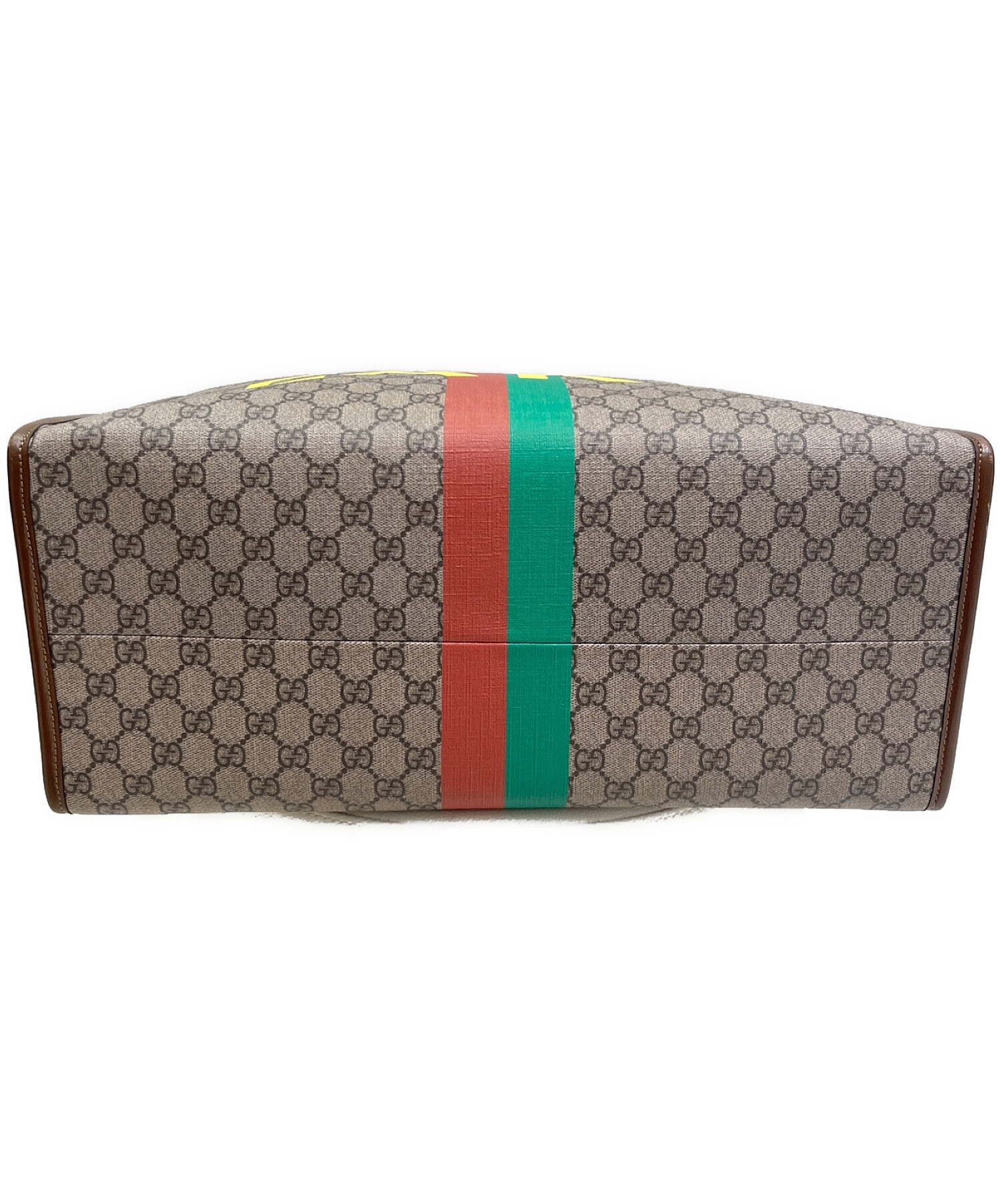 中古・古着通販】GUCCI (グッチ) FAKE/NOTプリントラージトートバッグ