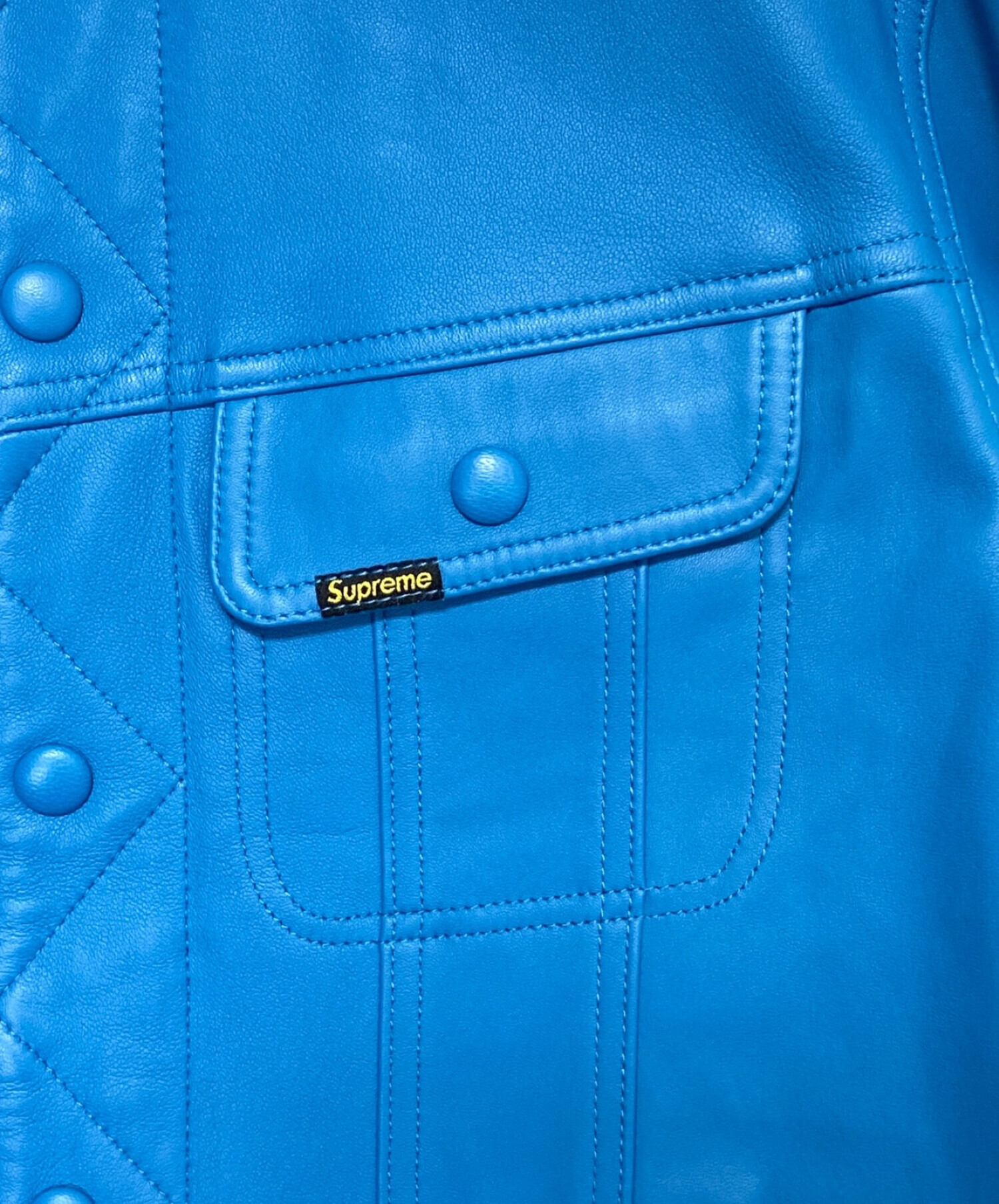 SupremeシュプリームTruckerレザートラッカーwtapsネイバーフッド 中古・古着通販】SUPREME (シュプリーム) Leather Trucker Jacket