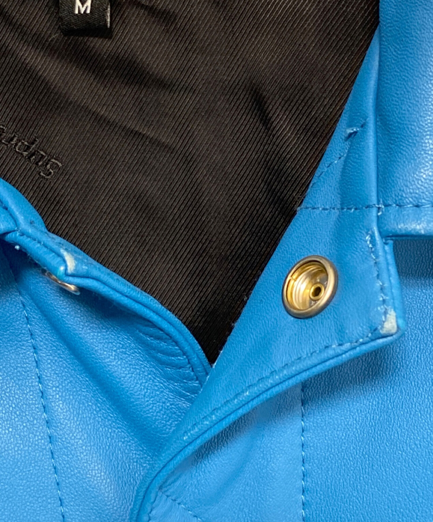 中古・古着通販】SUPREME (シュプリーム) Leather Trucker Jacket