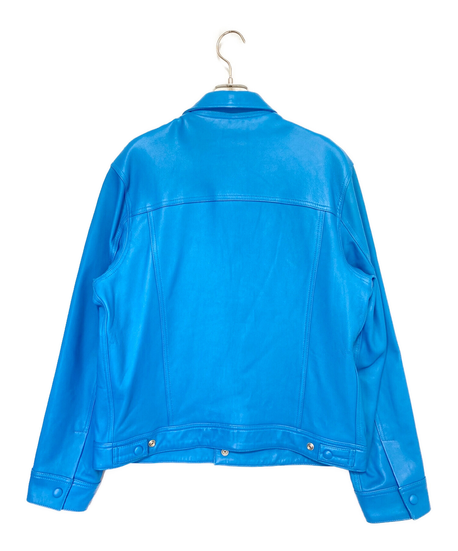 中古・古着通販】SUPREME (シュプリーム) Leather Trucker Jacket