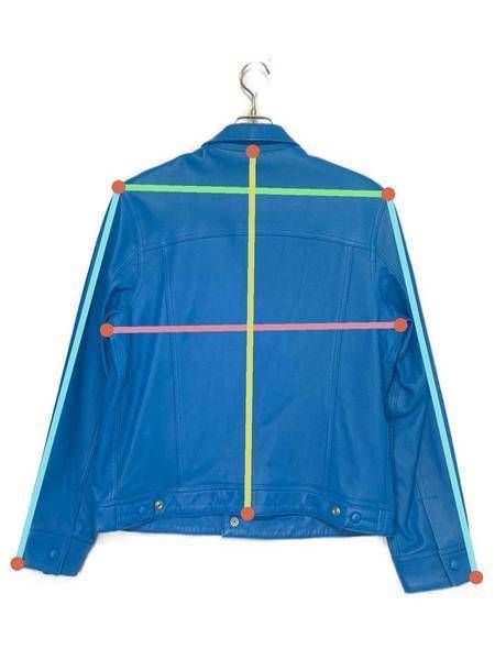 中古・古着通販】SUPREME (シュプリーム) Leather Trucker Jacket