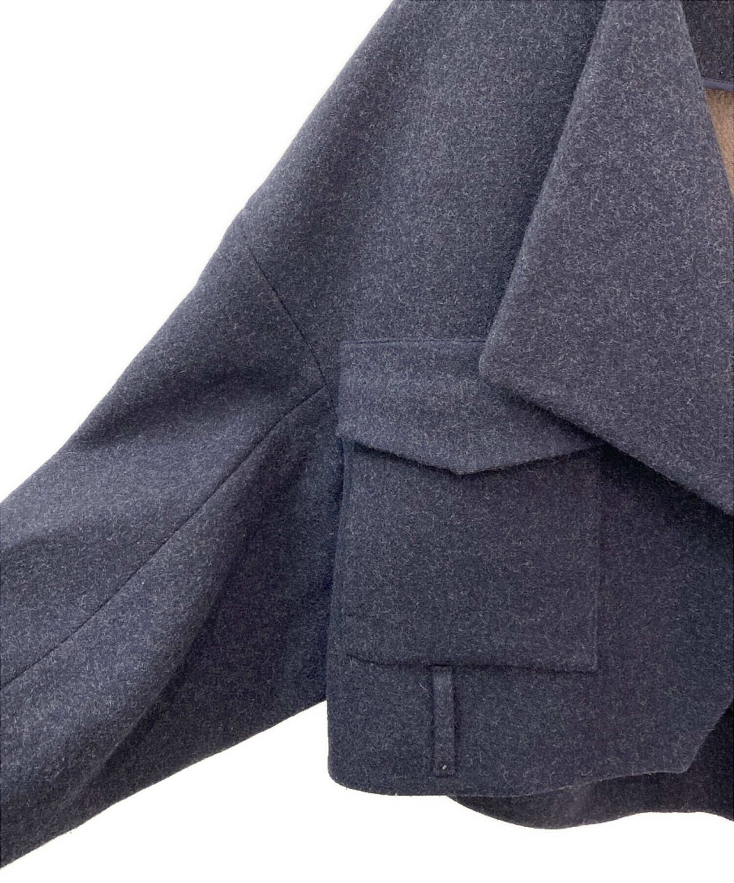 中古・古着通販】ENFOLD (エンフォルド) メルトンリバー クロップド