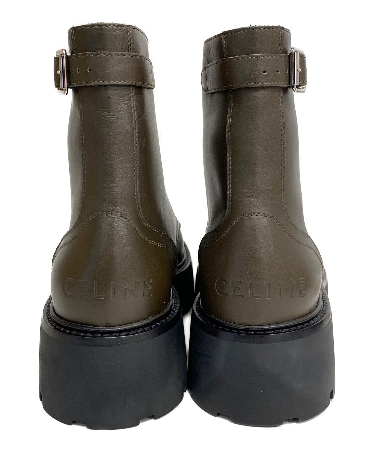 中古・古着通販】CELINE (セリーヌ) 22AW バルキー レースアップブーツ