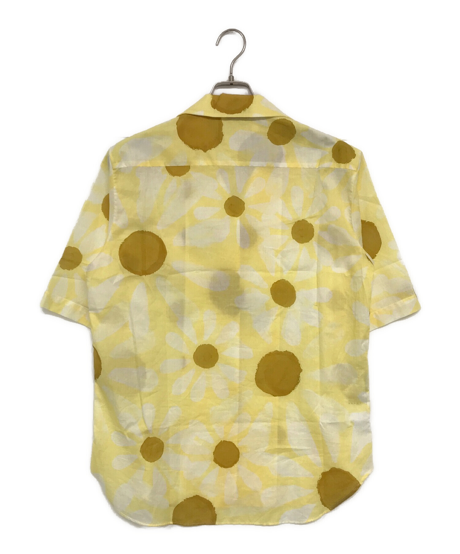 中古・古着通販】MARNI (マルニ) オープンカラーシャツ イエロー 