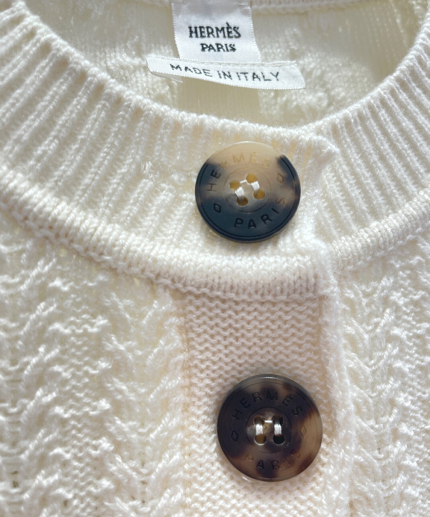 中古・古着通販】HERMES (エルメス) ウールカシミヤカーディガン