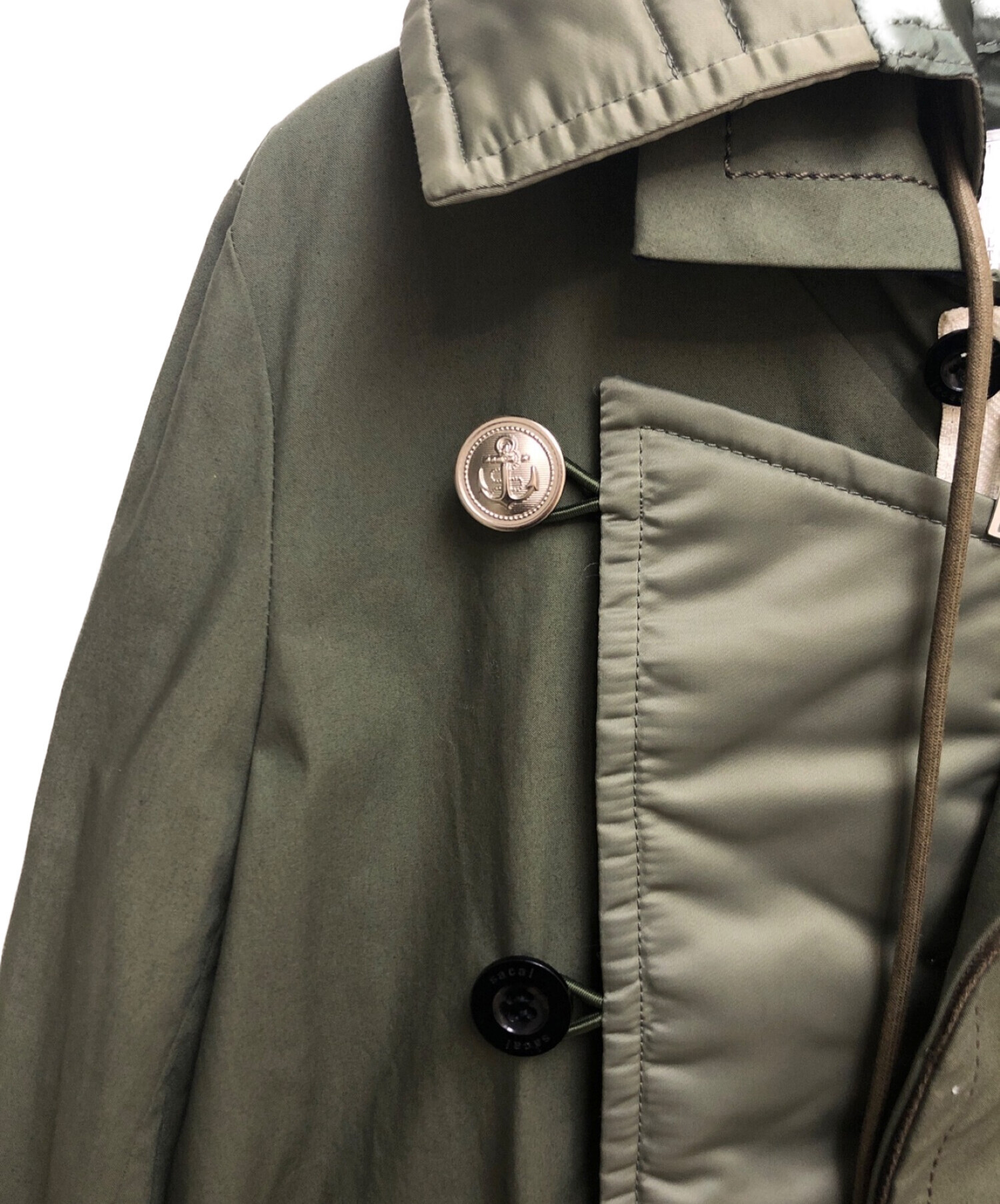 中古・古着通販】sacai (サカイ) OXFORD COAT オリーブ サイズ:2