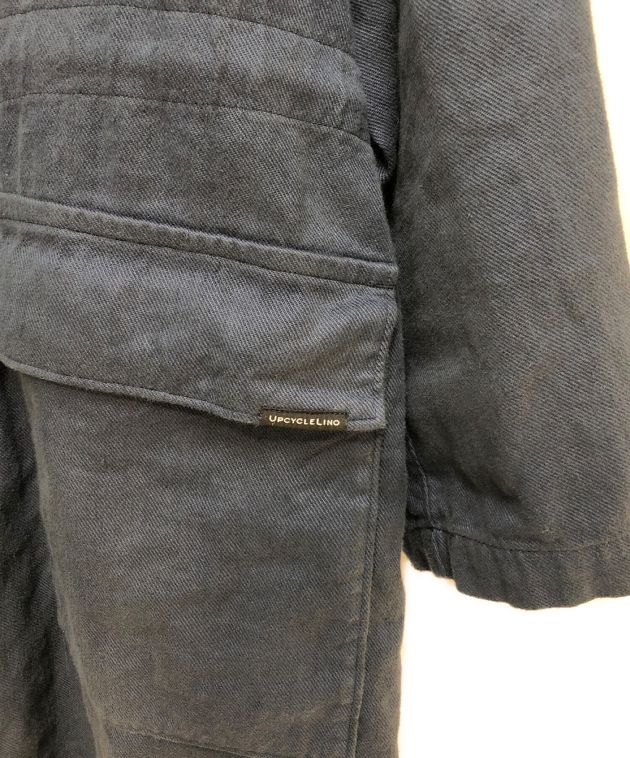 CONFECT 02213-0013 UpcycleLinoツイルアーミーコート
