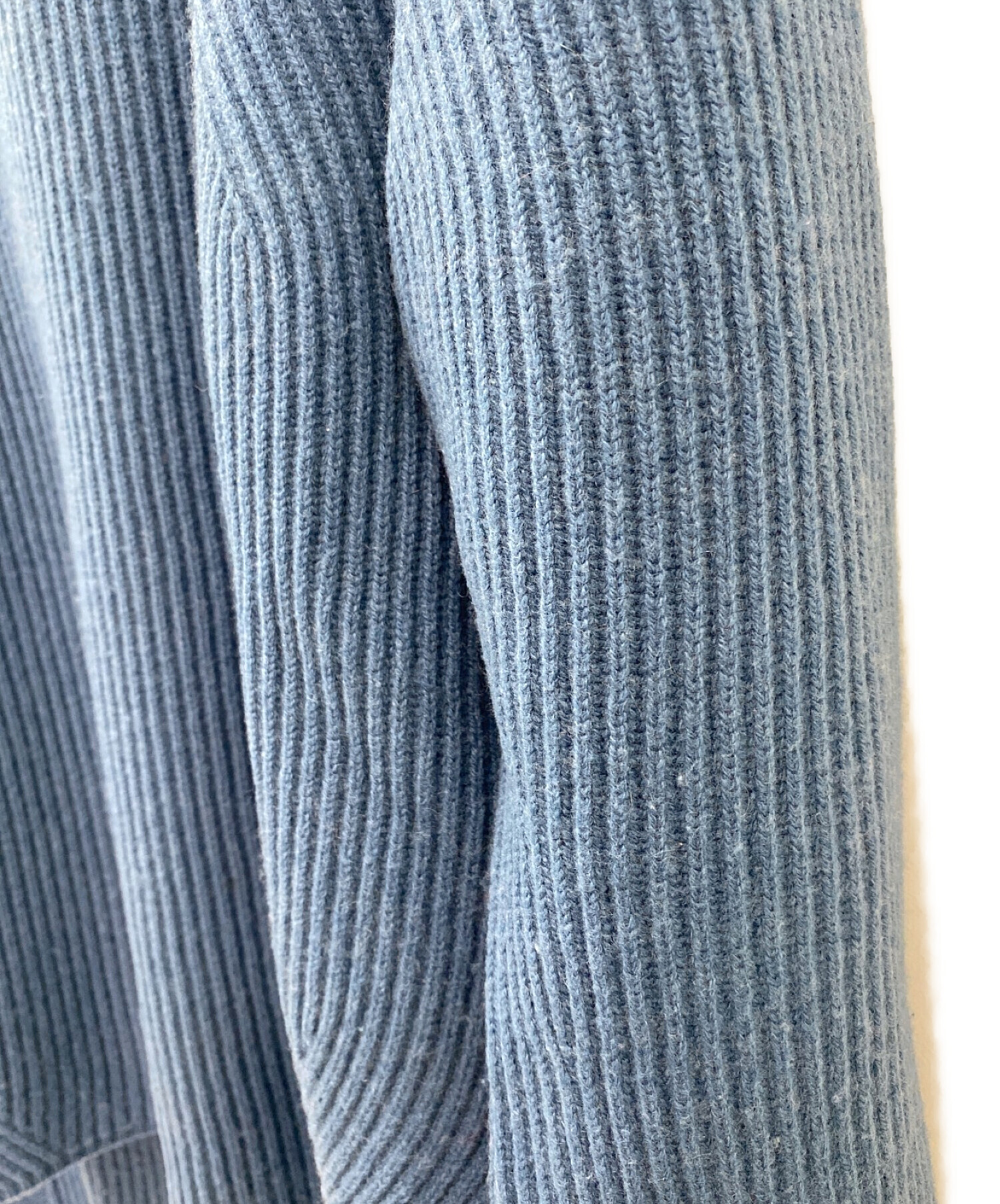 中古・古着通販】DRAWER (ドゥロワー) 9G畦編みクルーネックニット