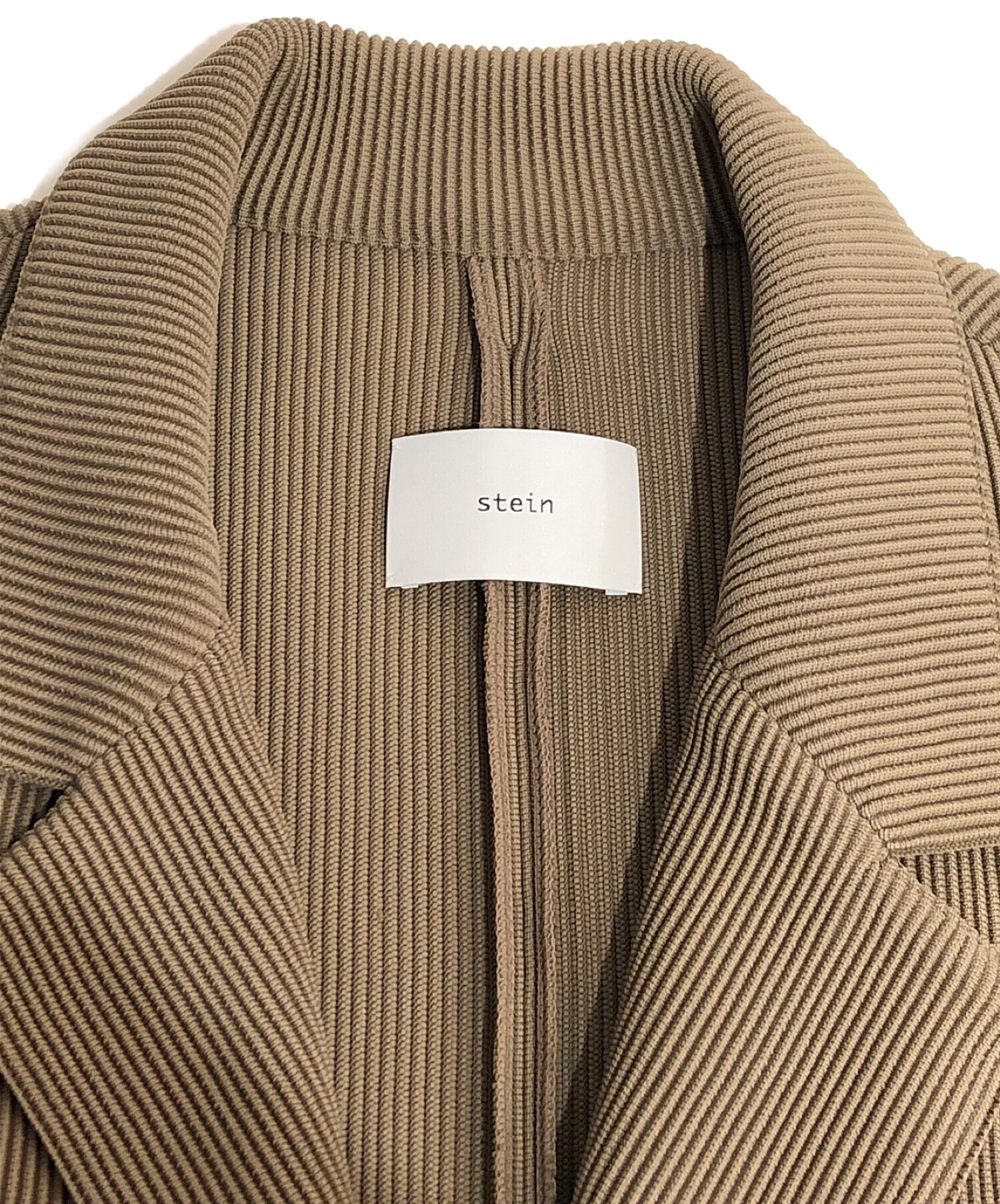 く*ん様 stein ベージュ テーラードジャケット 中古・古着通販】stein (シュタイン) OVERSIZED GRADATION PLEATS