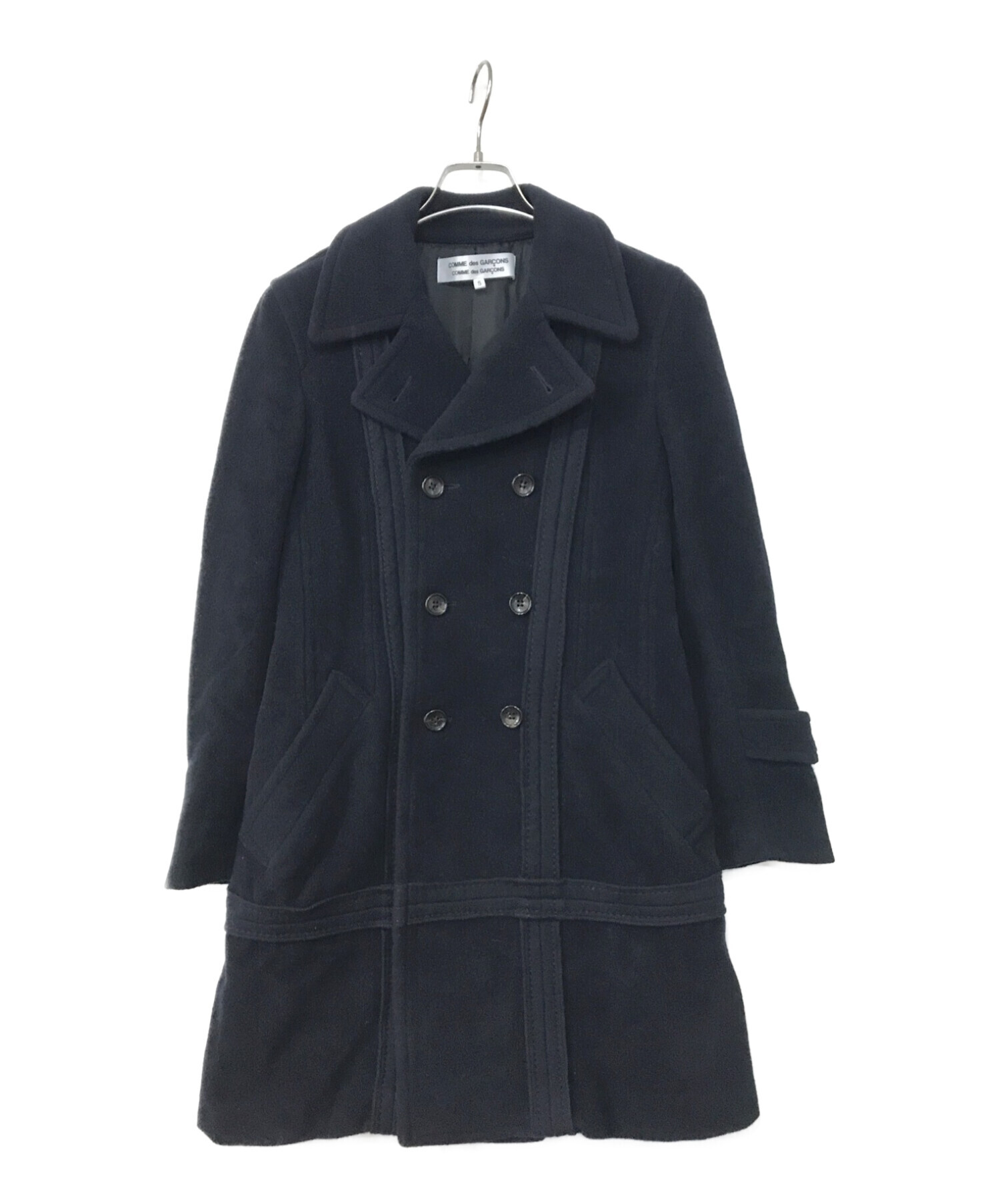 COMME des GARÇONS ]ネイビー /トレンチコート /S COMME des GARÇONS