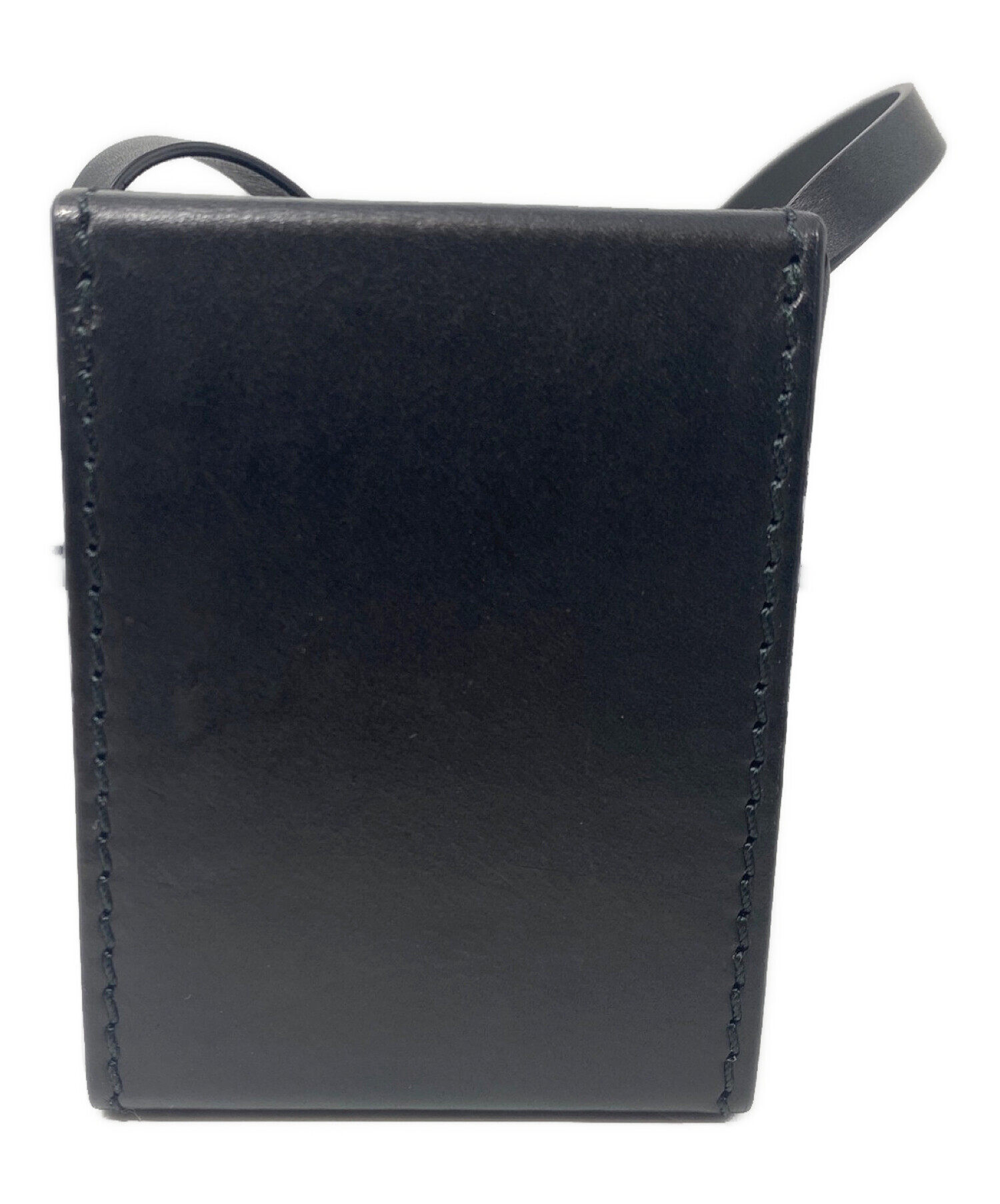 中古・古着通販】JIL SANDER (ジルサンダー) BOX CROSSBODY ブラック