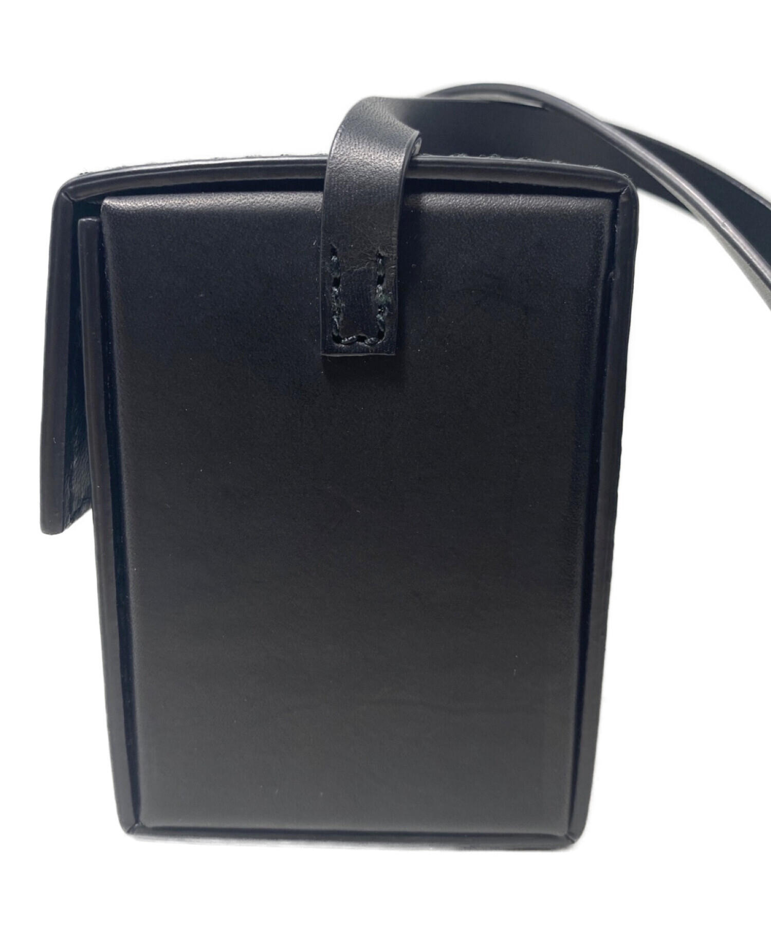 中古・古着通販】JIL SANDER (ジルサンダー) BOX CROSSBODY ブラック