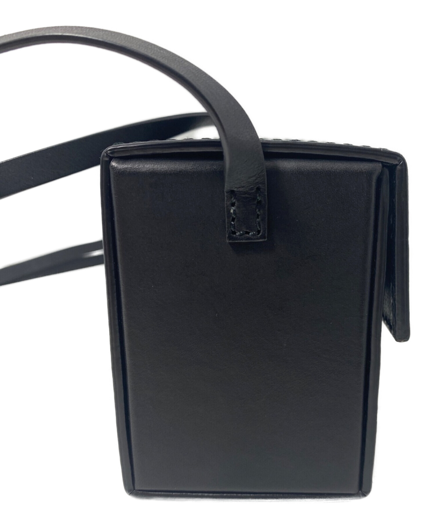 中古・古着通販】JIL SANDER (ジルサンダー) BOX CROSSBODY ブラック