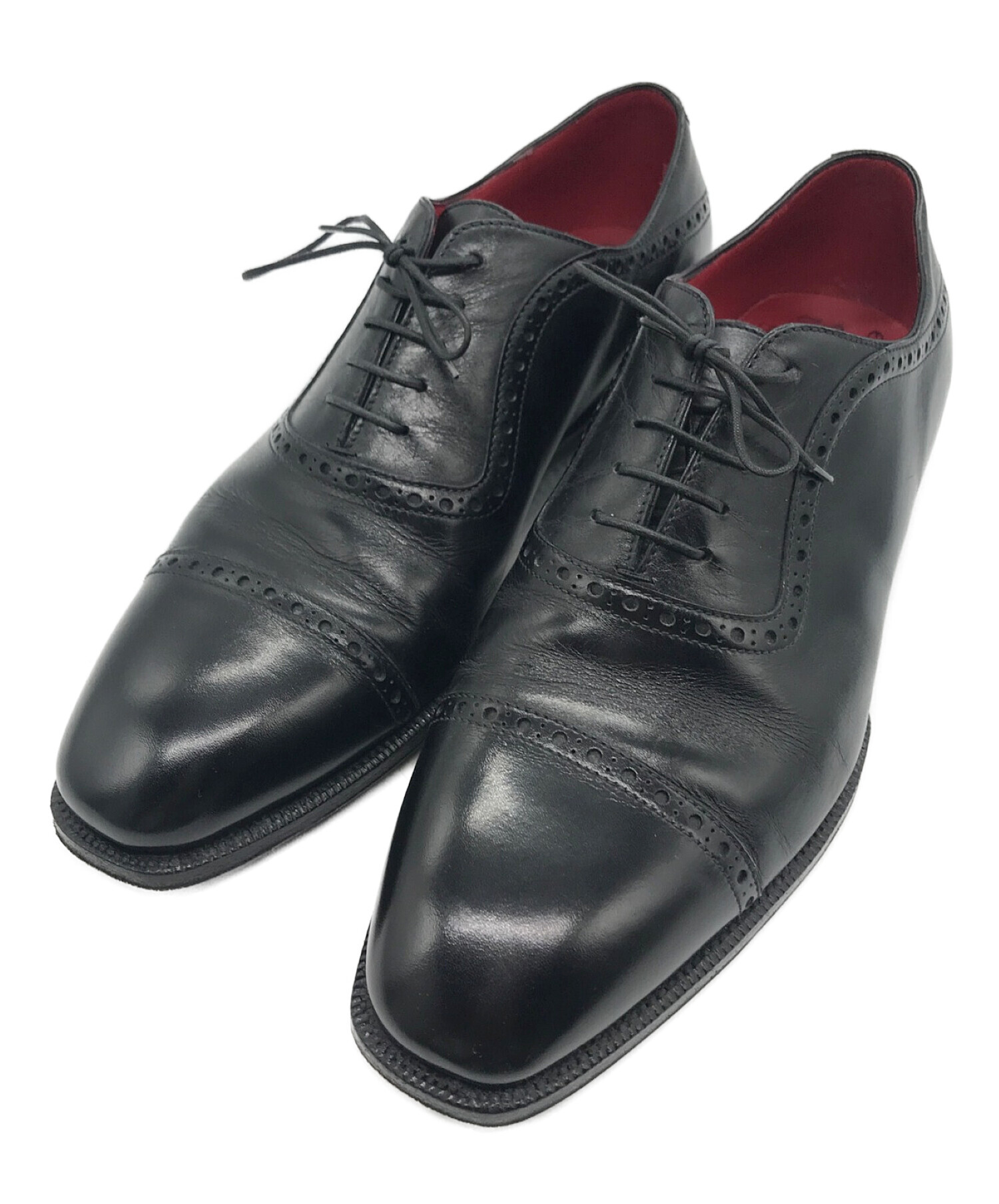 [美品・数回使用] Enzo Bonafe ストレートチップ 黒 中古・古着通販】ENZO BONAFE (エンツォボナフェ) ストレートチップ