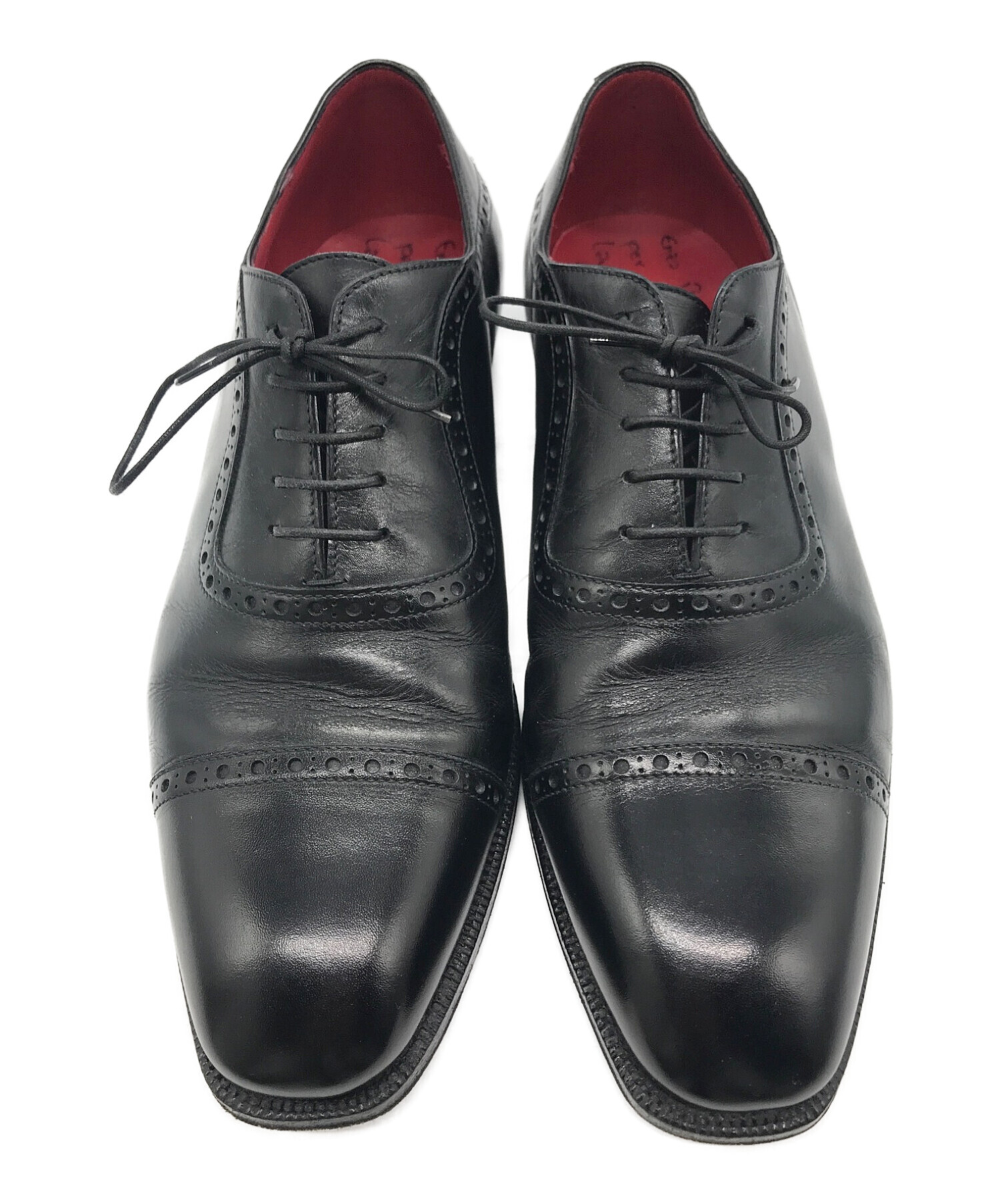 [美品・数回使用] Enzo Bonafe ストレートチップ 黒 中古・古着通販】ENZO BONAFE (エンツォボナフェ) ストレートチップ