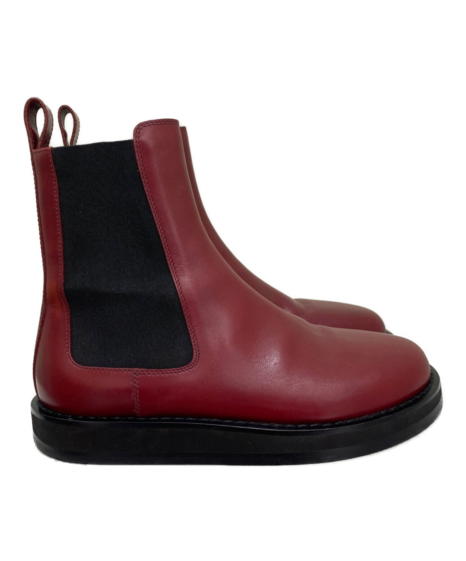 中古・古着通販】THE ROW (ザ ロウ) Gaiaサイドゴアブーツ レッド