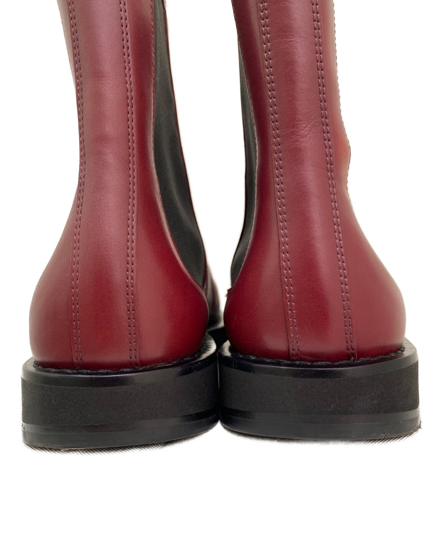 中古・古着通販】THE ROW (ザ ロウ) Gaiaサイドゴアブーツ レッド