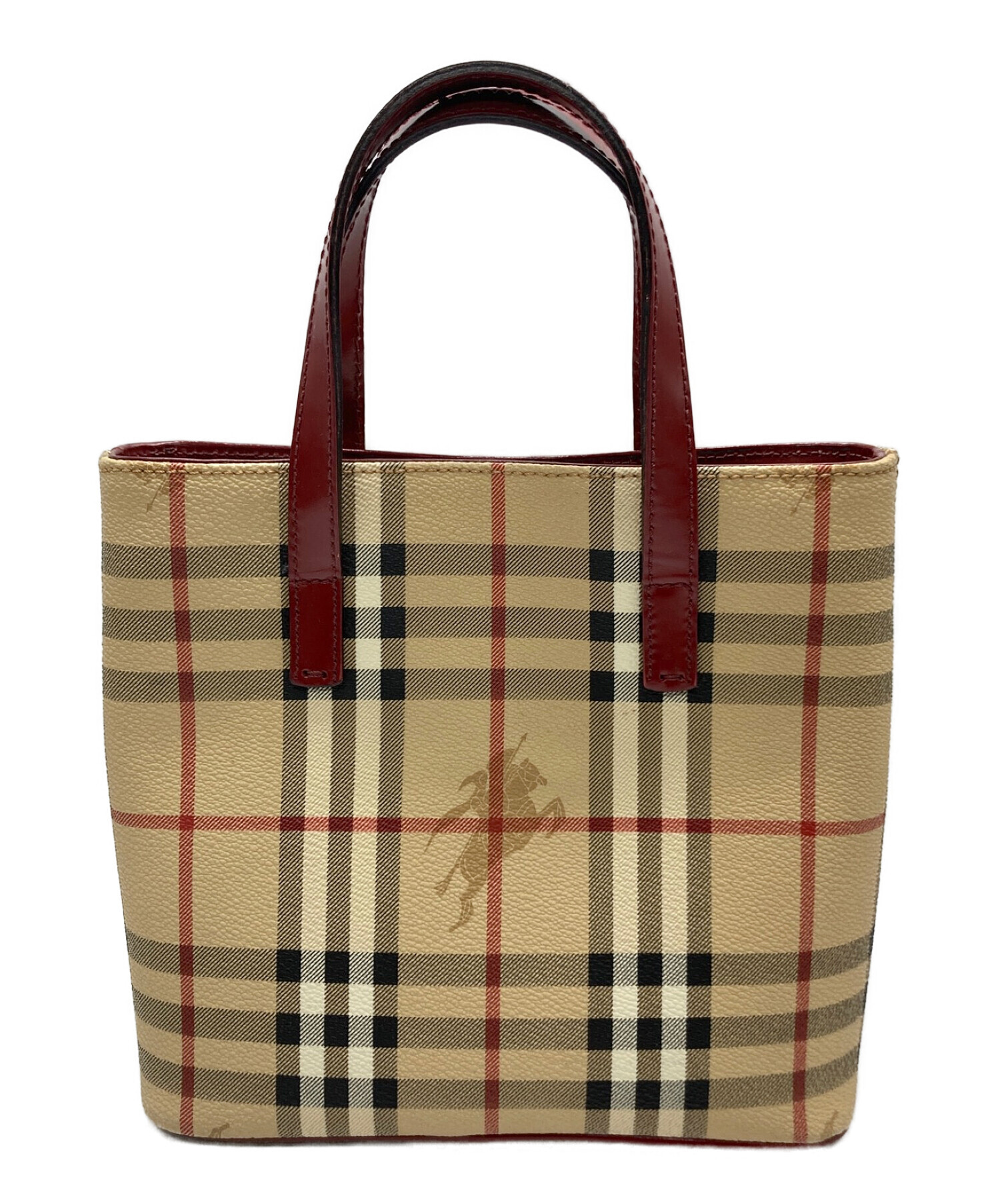 BURBERRY LONDON トートバッグ キャンバス×レザー 【公式通販】
