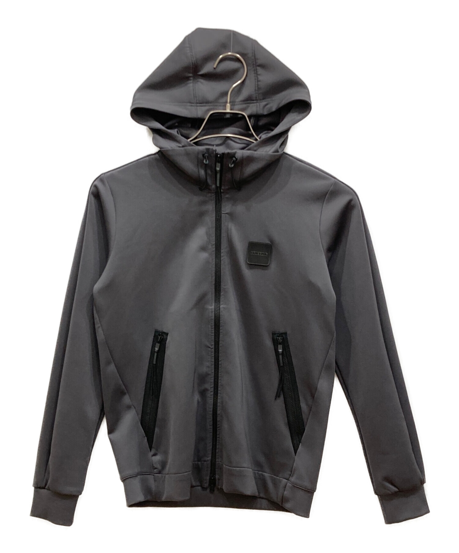 BRIEFING フード付きグレーパーカー BRIEFING フード付きパーカー グレー