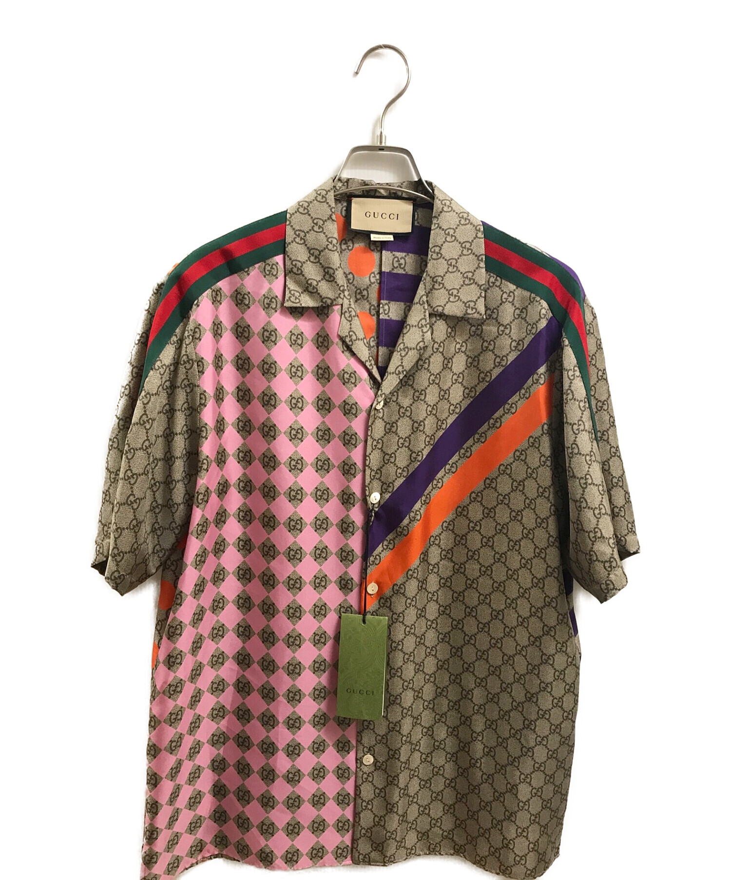 中古・古着通販】GUCCI (グッチ) ZAIDF GEOMETRIC GG PRINT BOWLING 