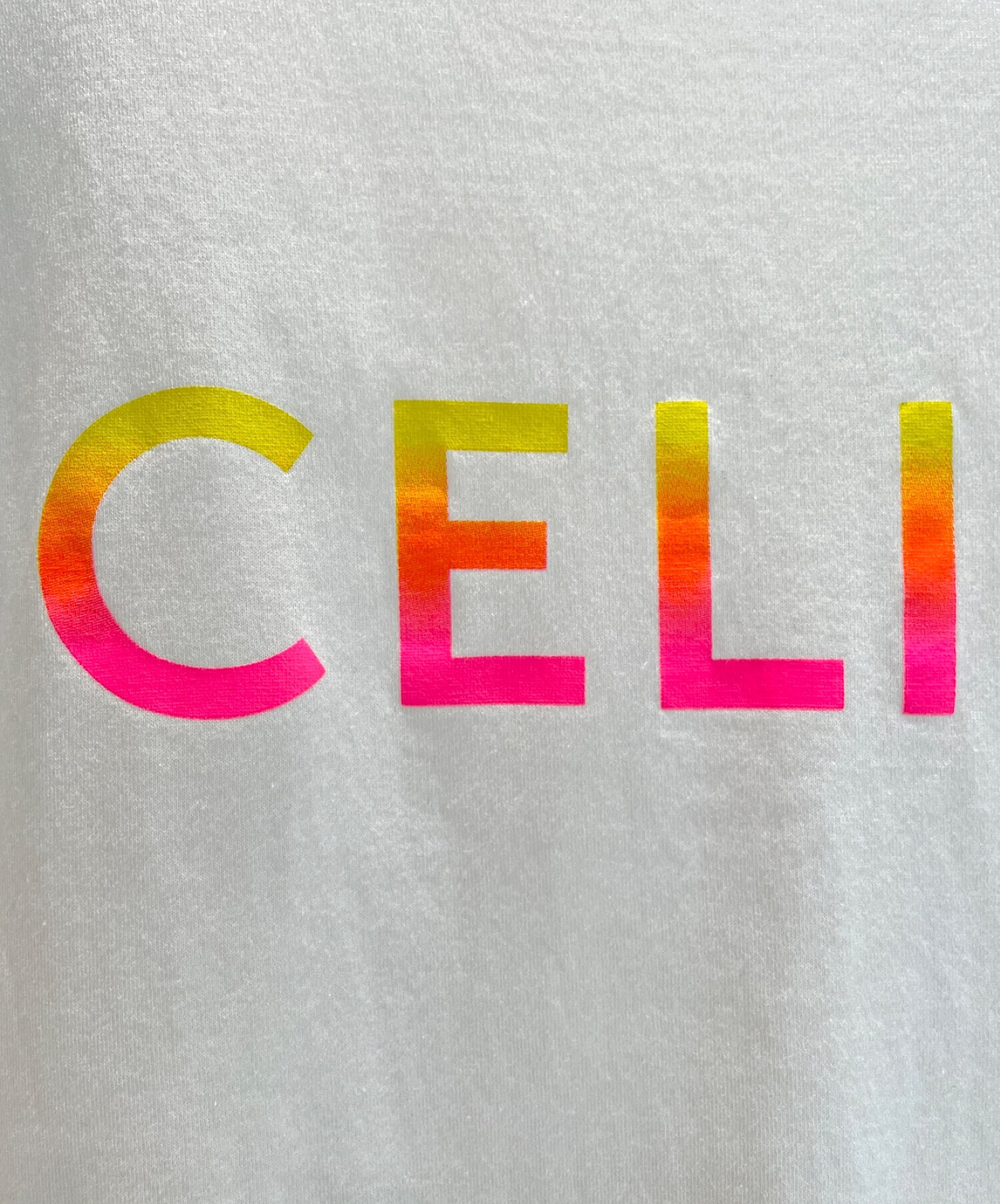 中古・古着通販】CELINE (セリーヌ) グラデーションロゴプリントルーズ 