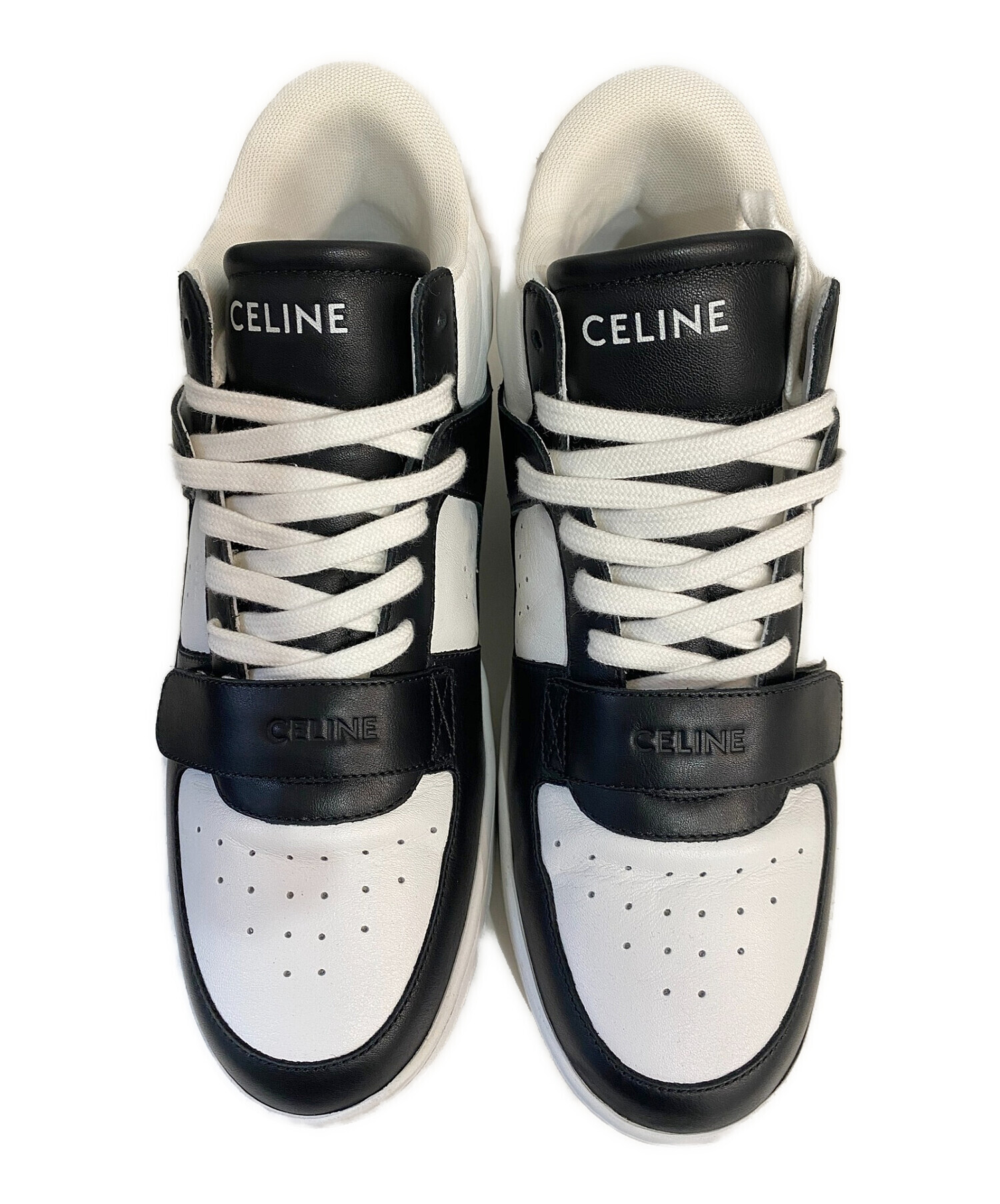 中古・古着通販】CELINE (セリーヌ) ベルクロストラップミッドカット 