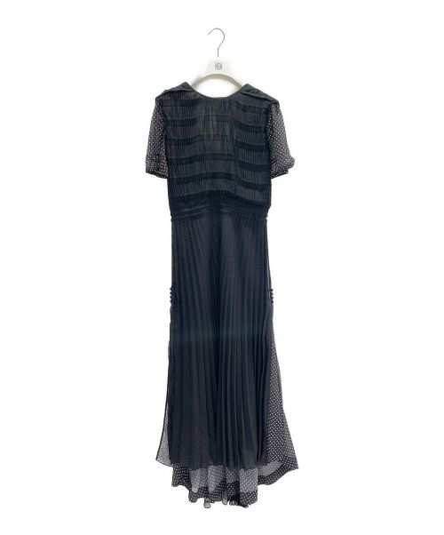 中古・古着通販】LOEWE (ロエベ) ドット切替プリーツワンピース