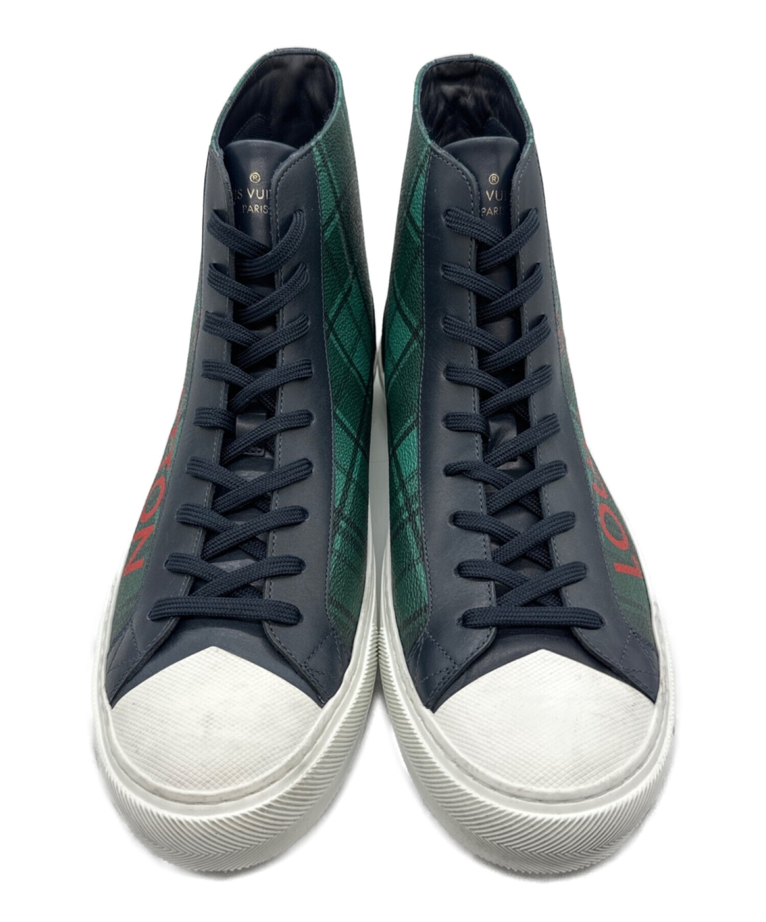 新品 希少 ルイヴィトン TATTOO LINE ハイカットスニーカー 27cm 楽天市場】LOUIS VUITTON ルイ・ヴィトン タトゥー・ライン モノグラム