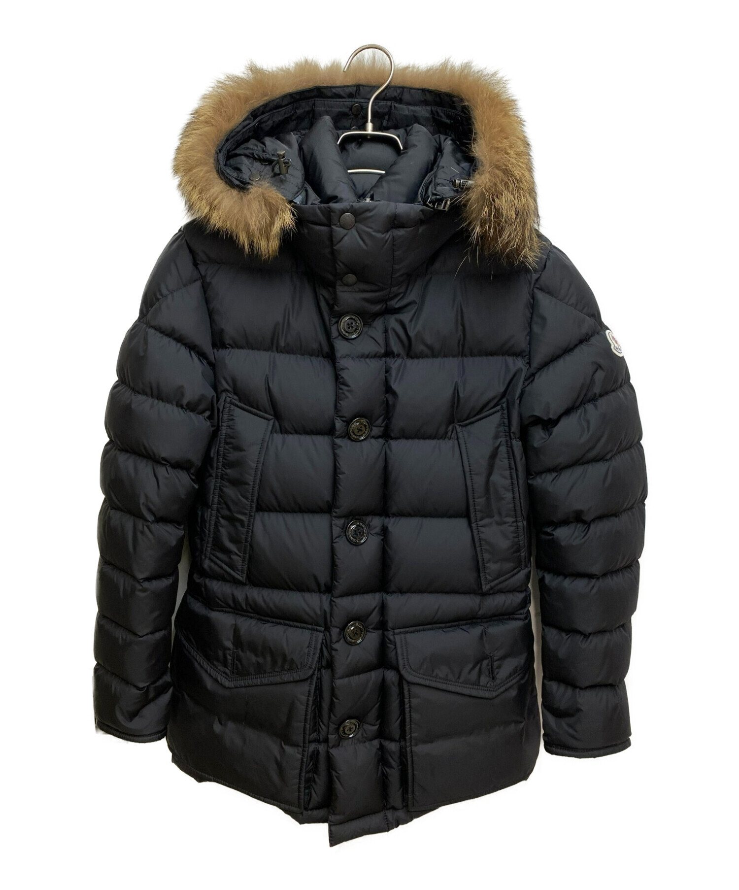 【新品未使用】MONCLER クルーニー ダウンジャケット　TG4　ブラック 中古・古着通販】MONCLER (モンクレール) CLUNY (クラニー） ブラック