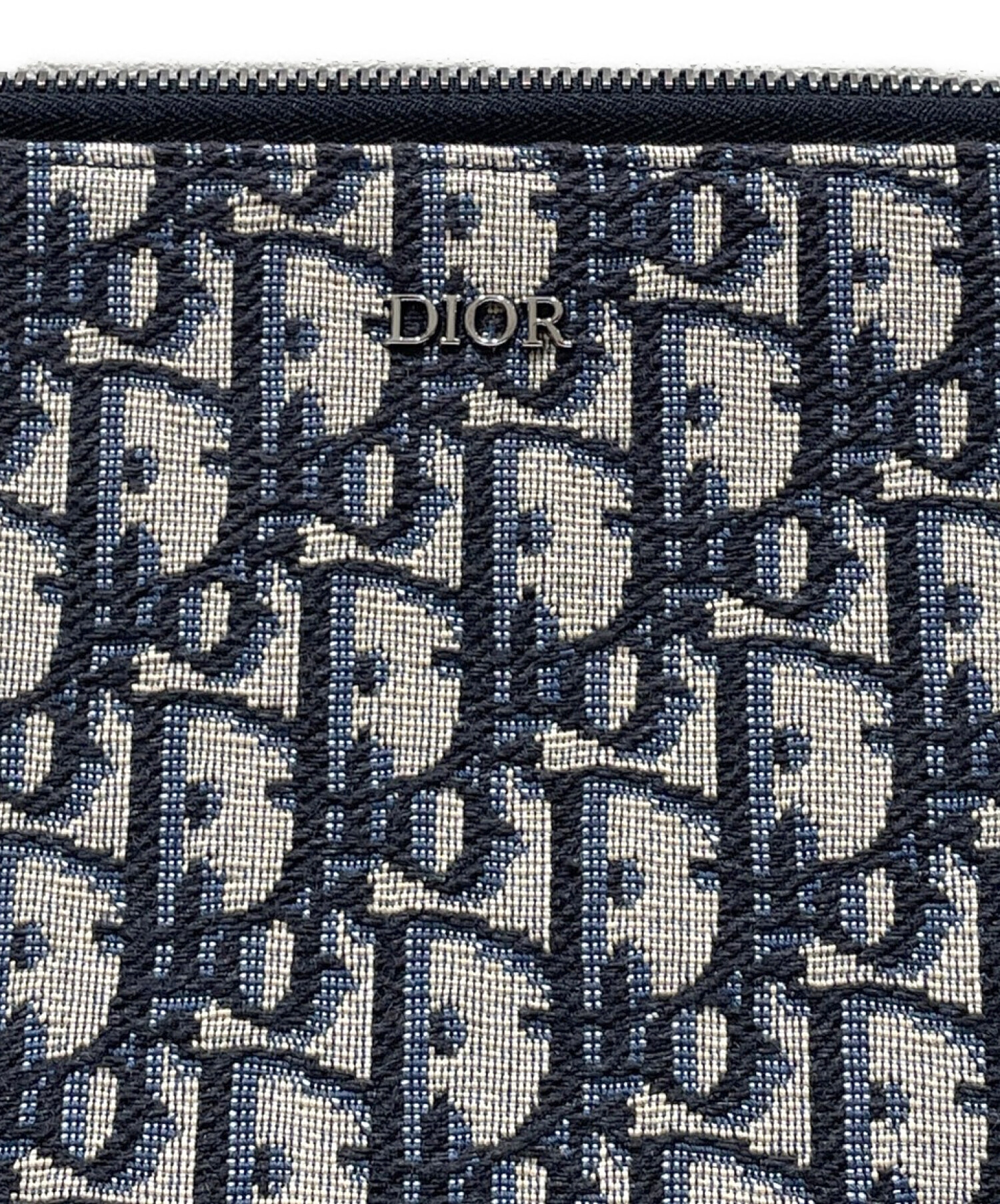 中古・古着通販】Dior (ディオール) クラッチバッグ ベージュ×ブラック