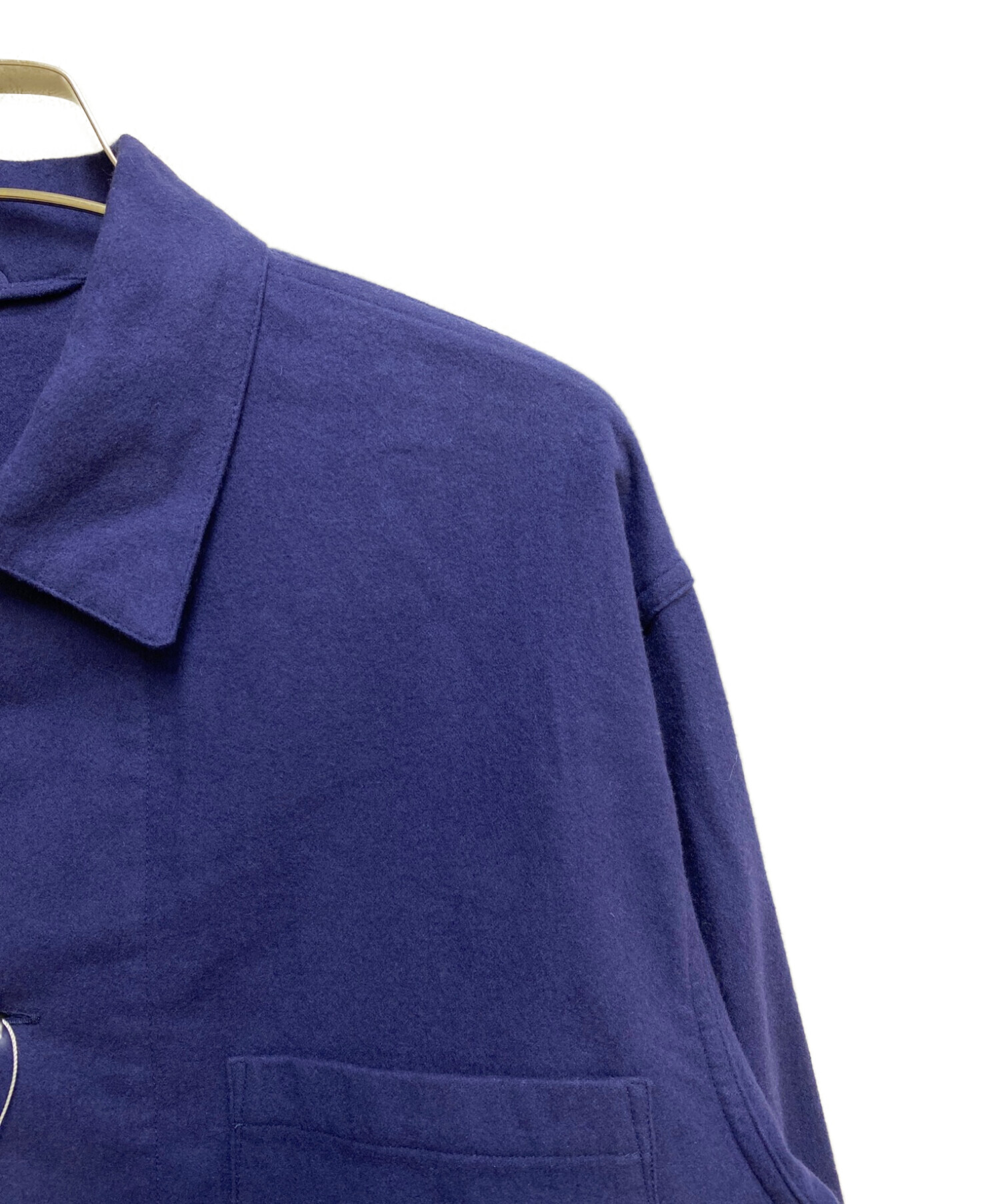 COMOLI 25AW コットンネル ジャケット ロイヤルブルー 2 COMOLI (コモリ) コットンネル ワークジャケット