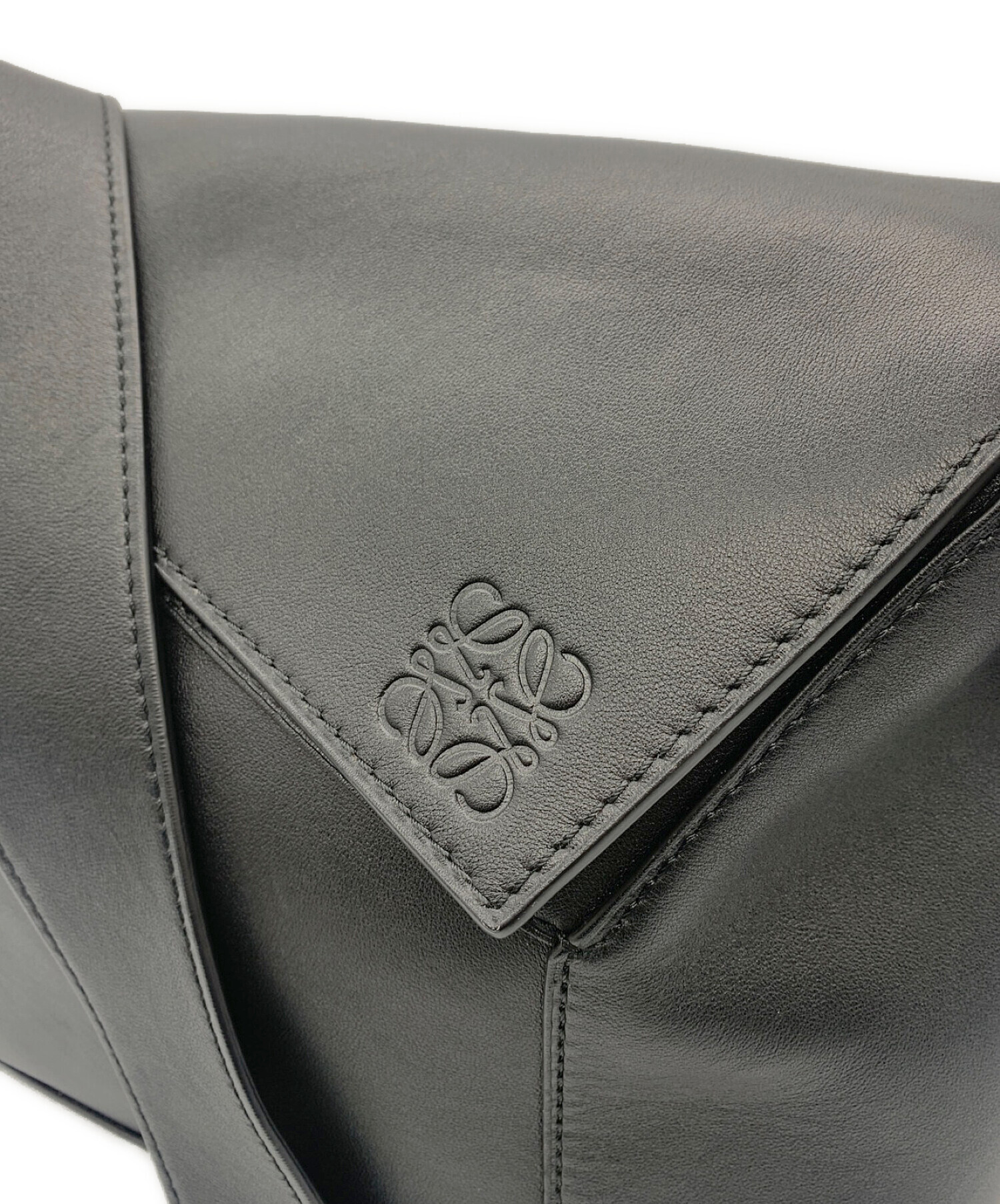 中古・古着通販】LOEWE (ロエベ) パズルホーボーラージ ブラック